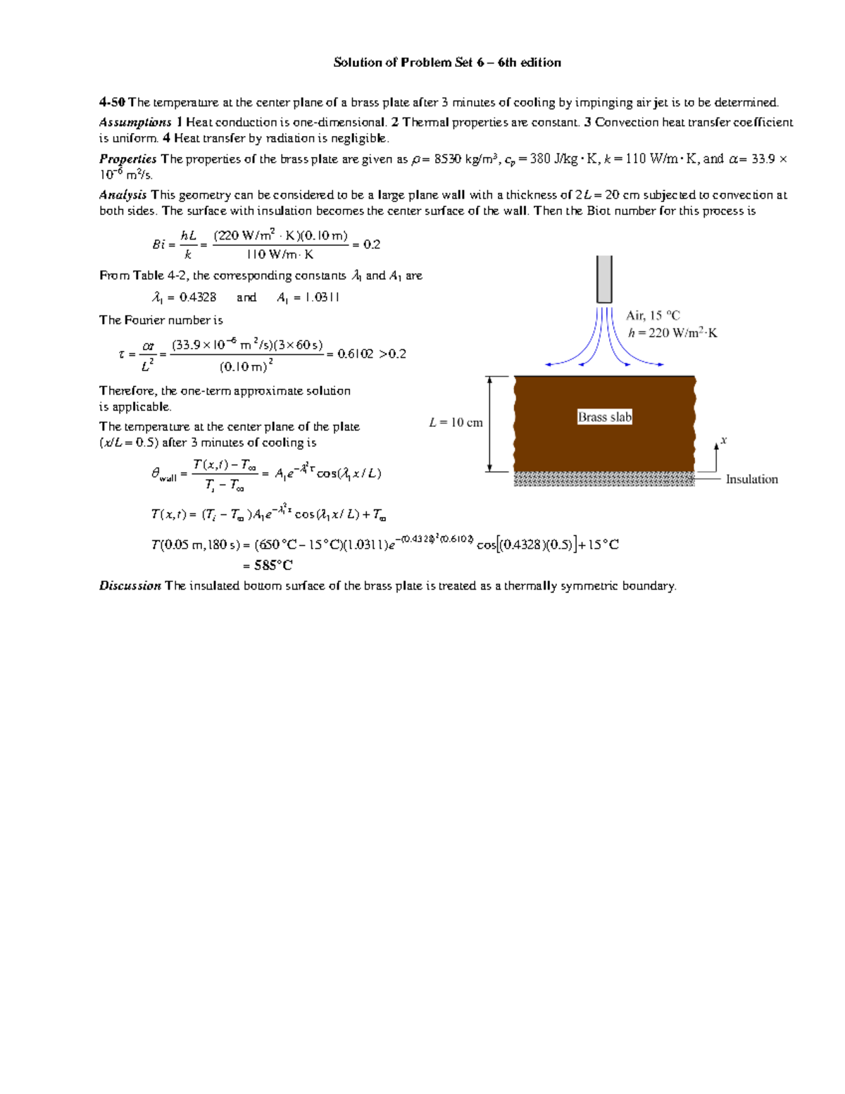 Problem Set 6 - Solution - Solution Of Problem Set 6 – 6th Edition 4 ...