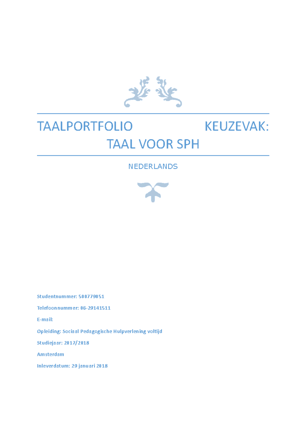 keuzevak-nederlands-verslag-taalportfolio-keuzevak-taal-voor-sph