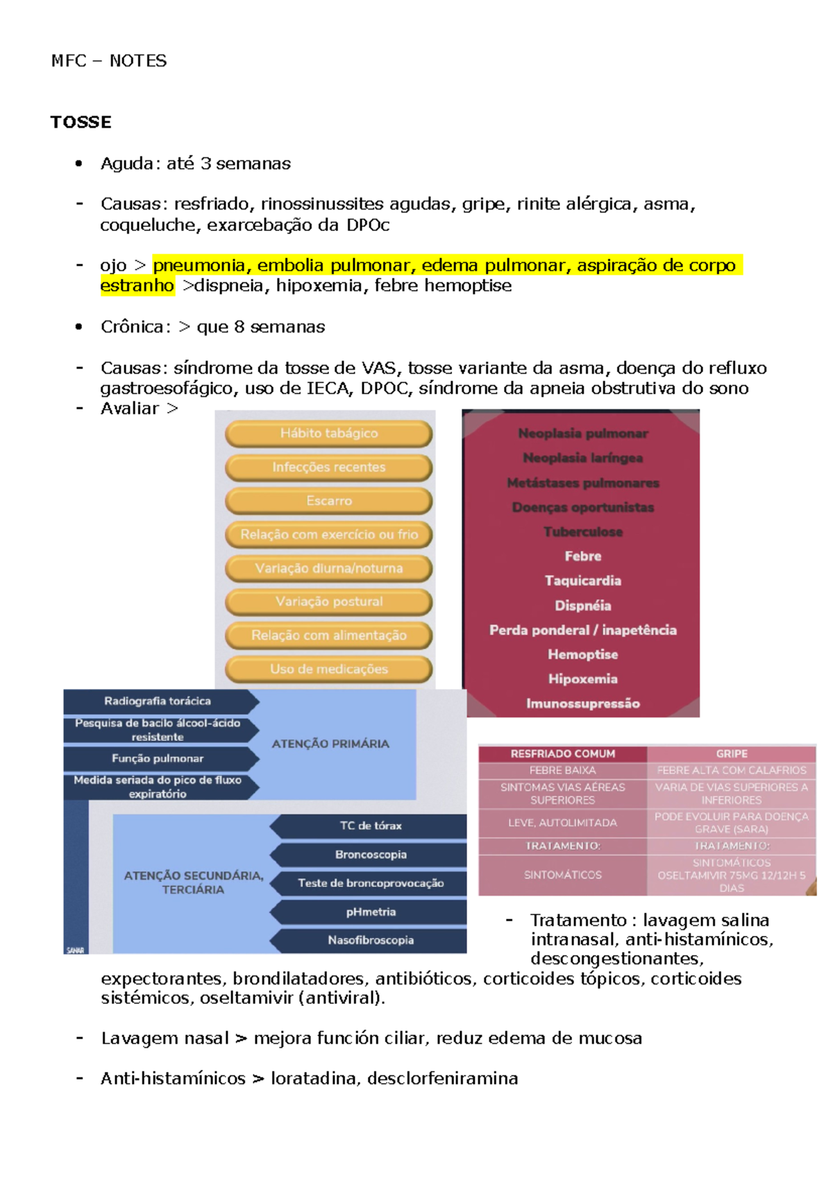 MFC-Notes - Medicina Familia e Comunidade - Sanarflix - MFC – NOTES ...