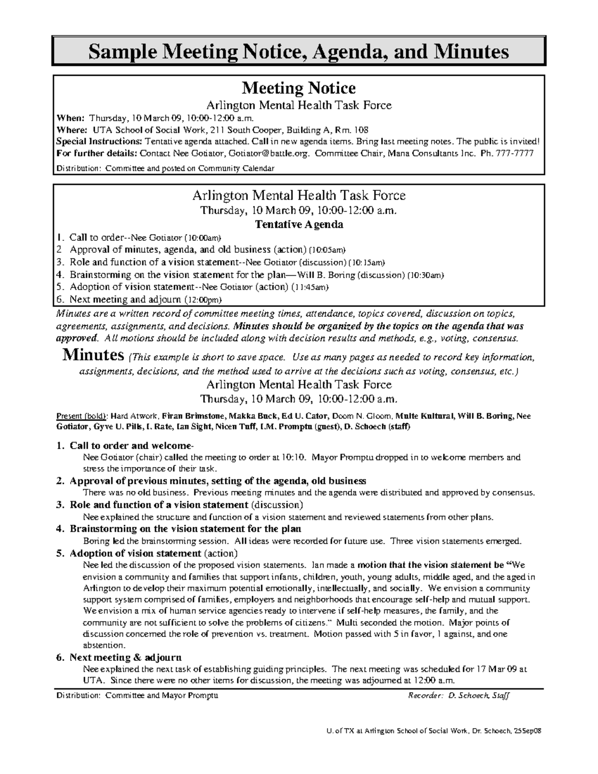sample-meeting-notice-agenda-and-minutes-u-of-tx-at-arlington-school
