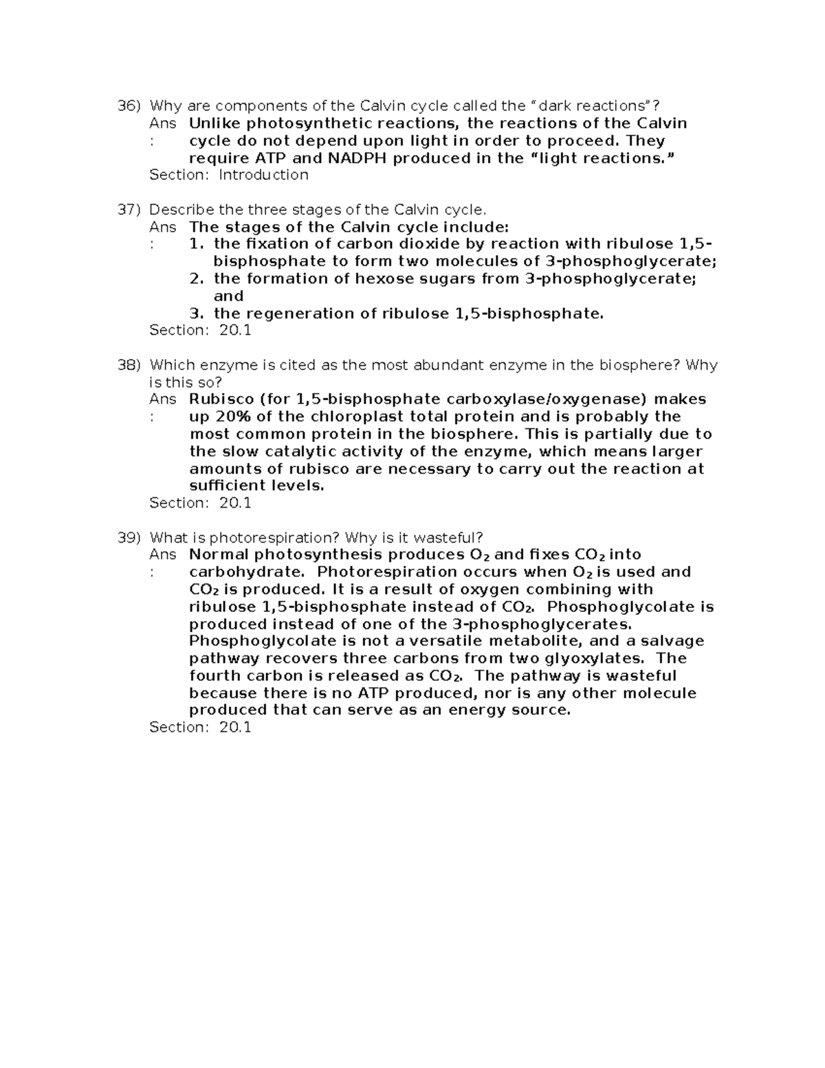 biochem-2-test-2-essay-practice-36-why-are-components-of-the-calvin