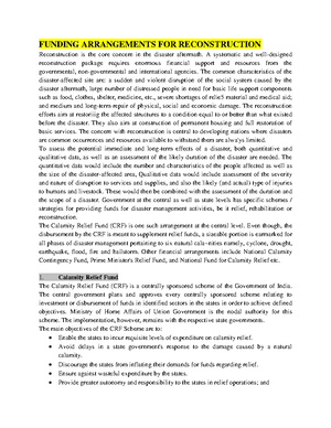 Disaster Management 4th Sem Syllabus University Of Kashmir Bsc Bcom
