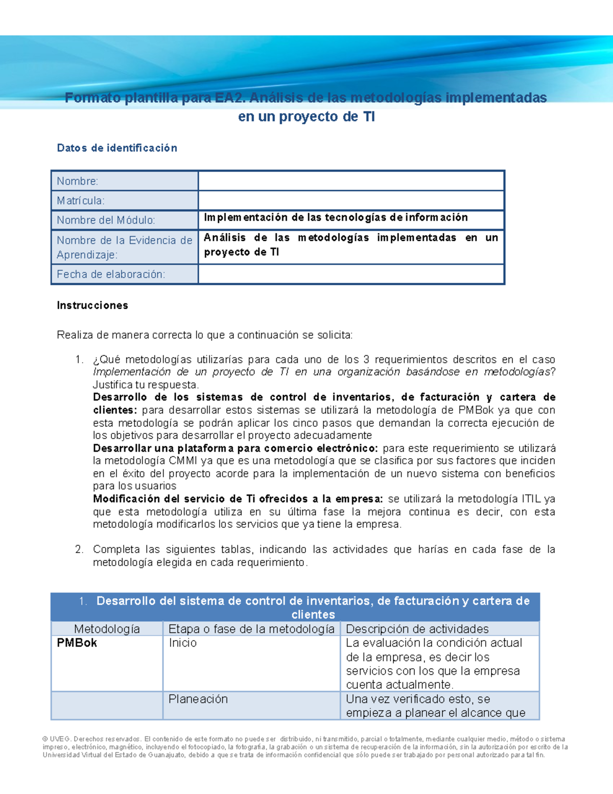 Ficha De Analisis EA2 - Nota: 9.6 - Formato Plantilla Para EA2 ...