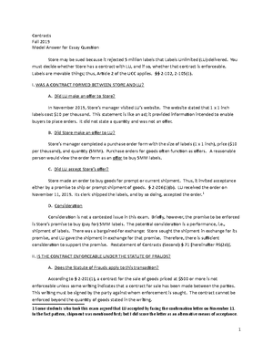 Contract-Law-Flowchart - - Studocu