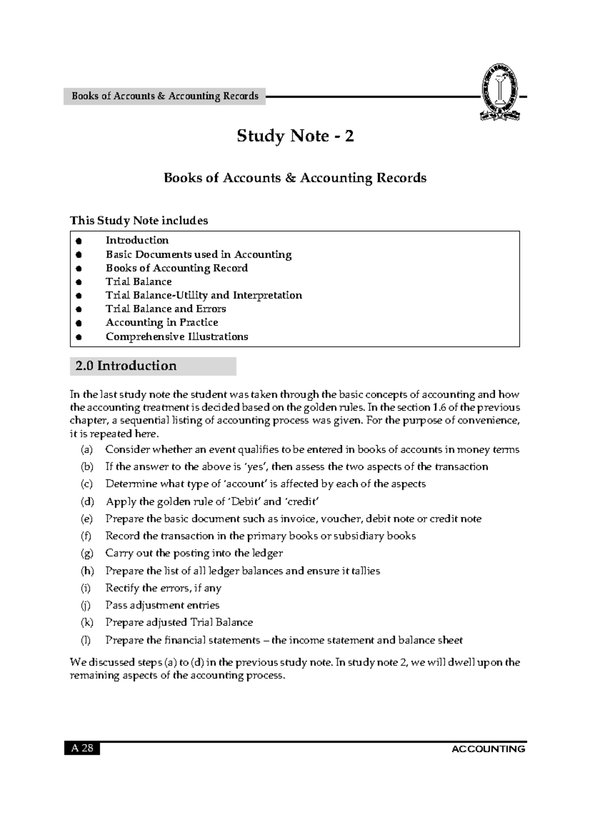 48163079 Books of Accounts Accounting Records A 28 ACCOUNTING Books