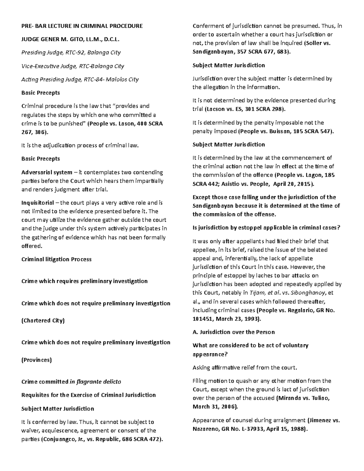 Judge Beamer Procedures - qjf6uti