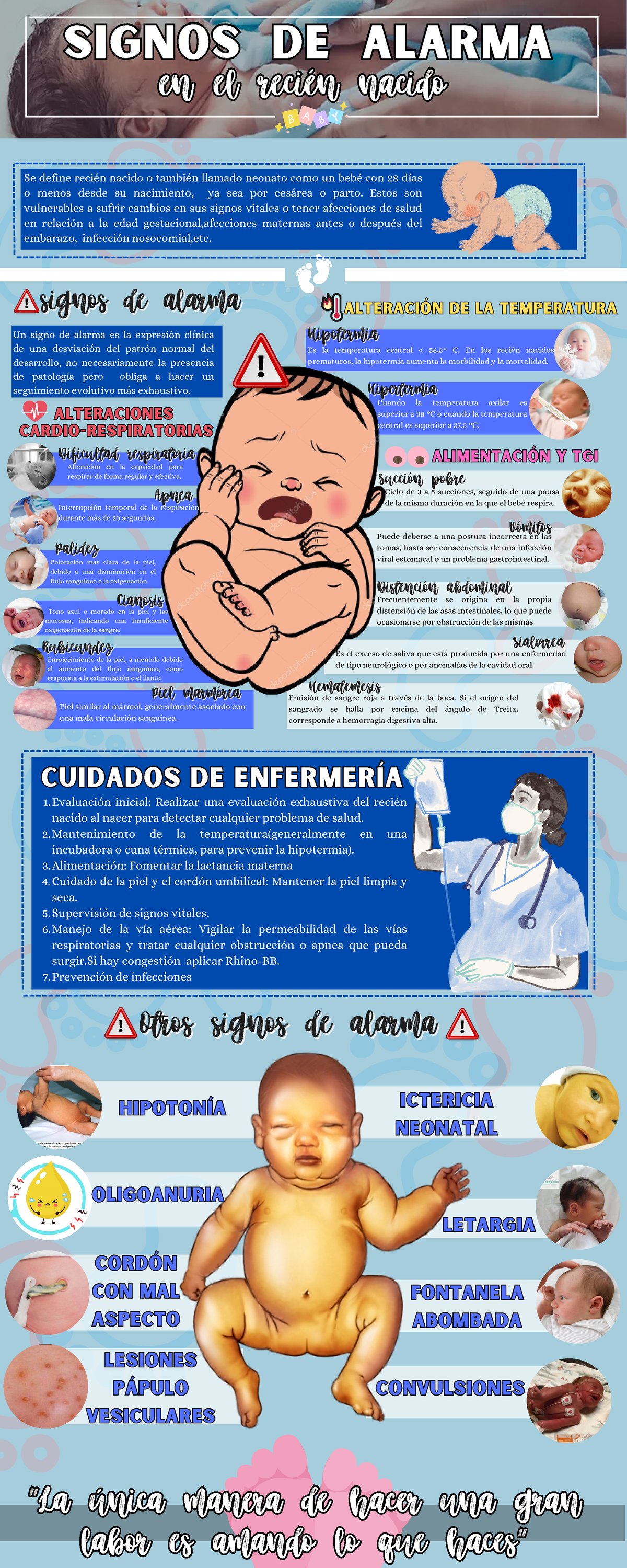 Signos de desarrollo normal en el recién nacido