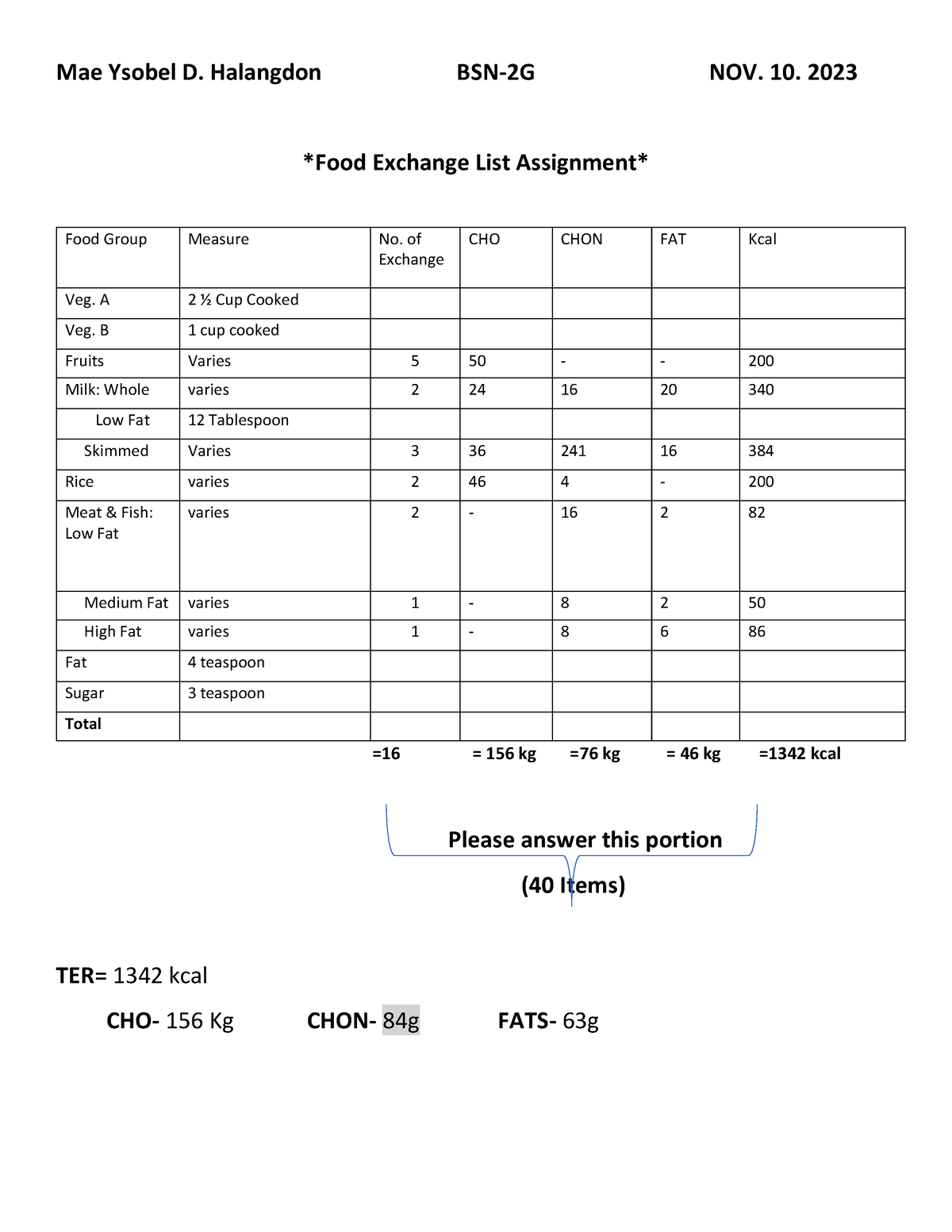 food-exchange-list-assignment-mae-ysobel-d-halangdon-bsn-2g-nov-10-2023-food-exchange-list