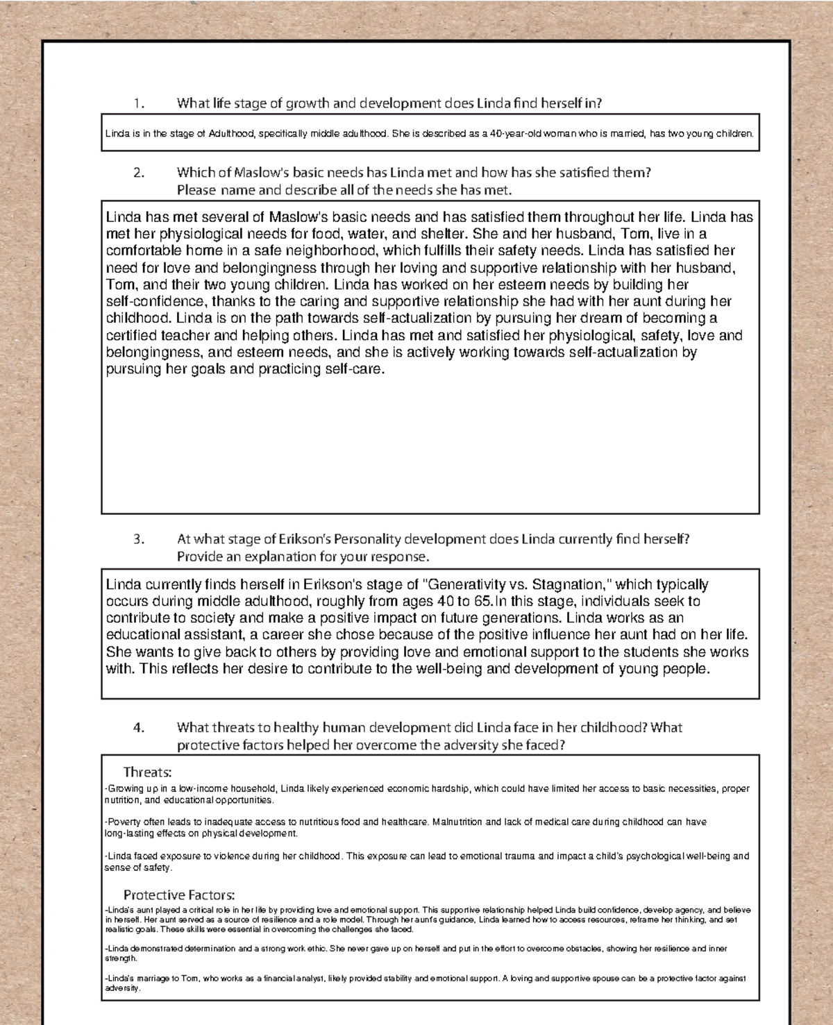 growth and development case study