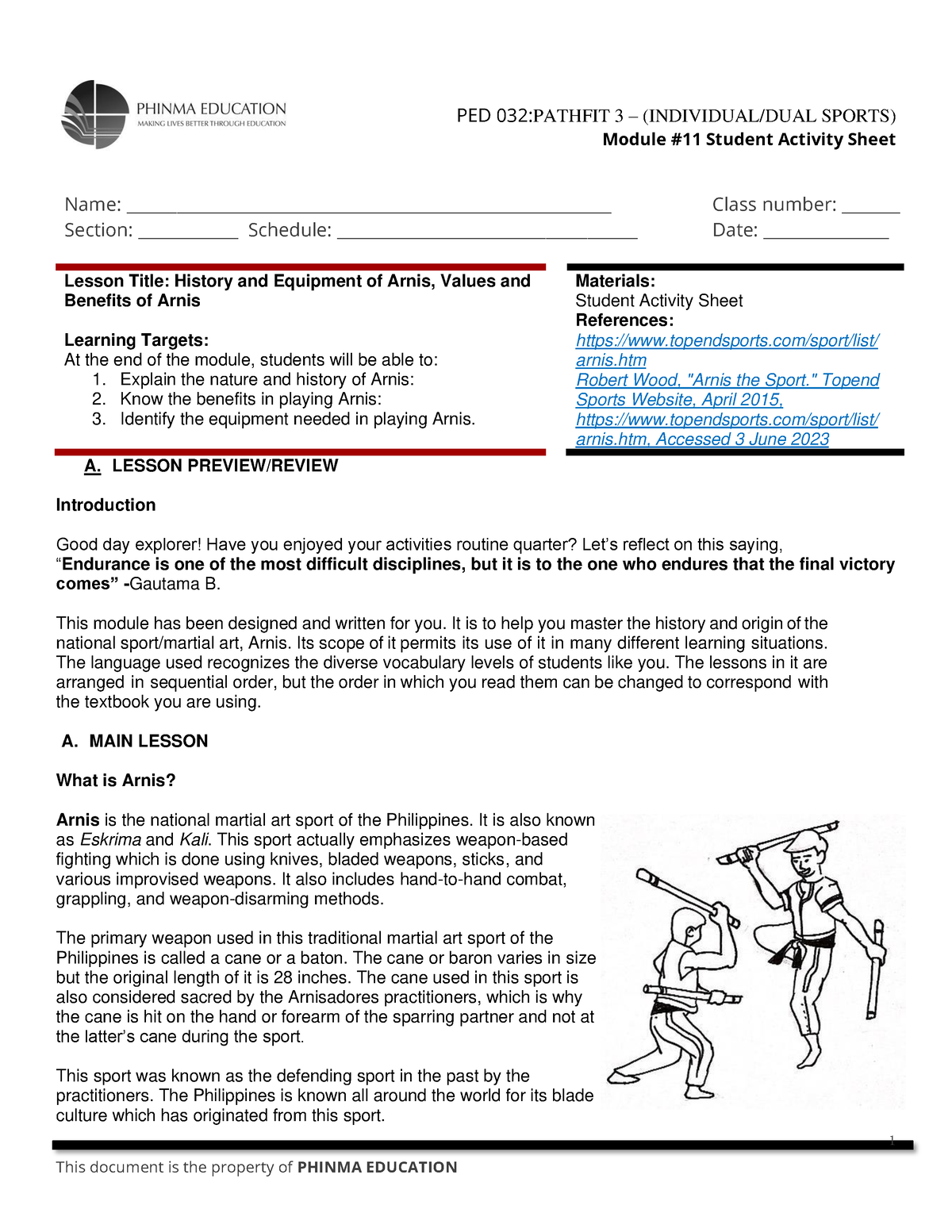 PED-032 SAS Lesson 11 - NAAAAAAAAAAAAAAAAAAAAA - Module # 11 Student ...