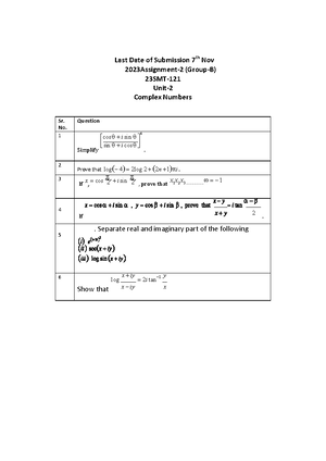Maths syllabus - 123 - Mathematics - Studocu