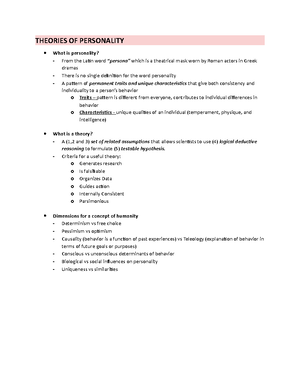 AB- Psych- Note - Neurodevelopmental Disorders 1.) General Description ...