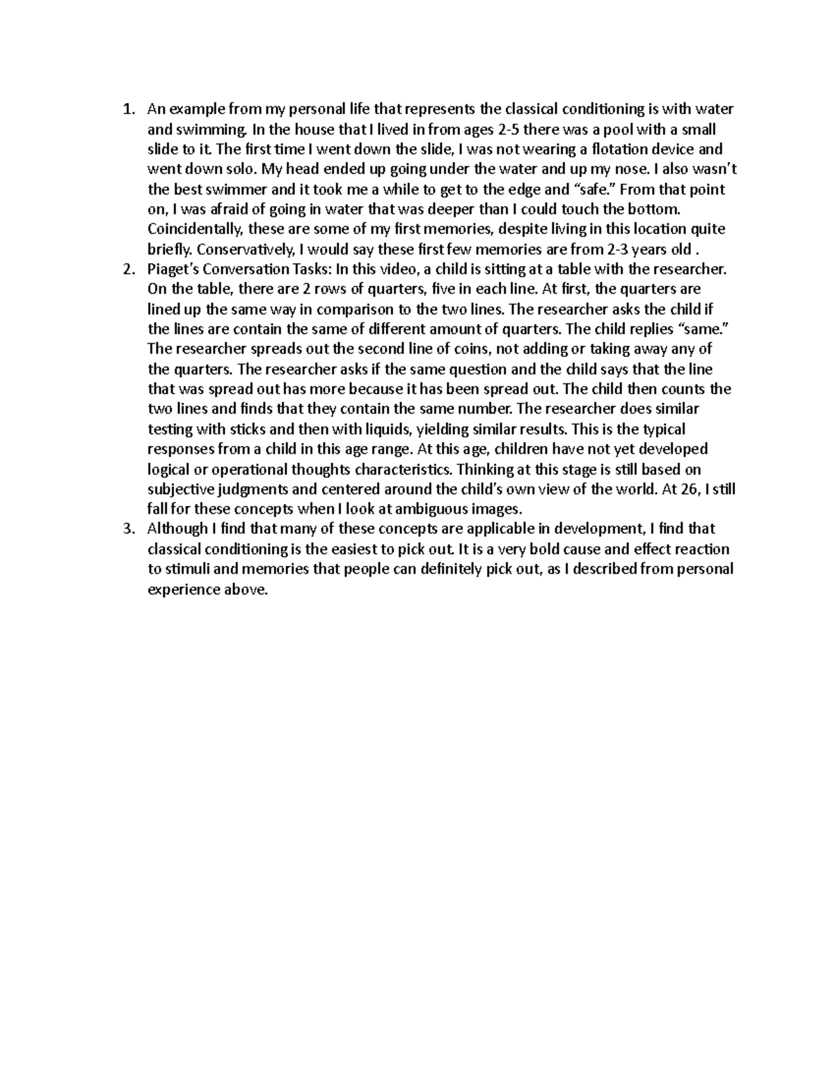 Ch4 - ch4 - An example from my personal life that represents the ...