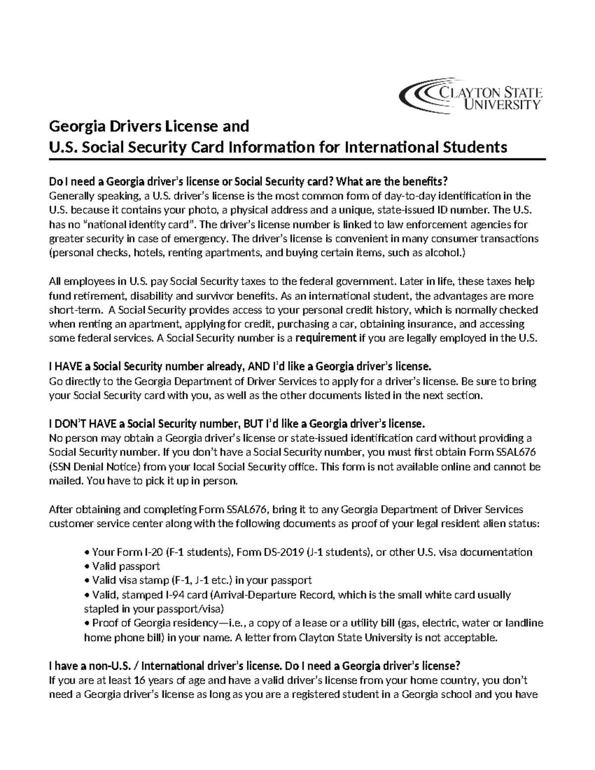 Dl-ss - asd - Georgia Drivers License and U. Social Security Card ...