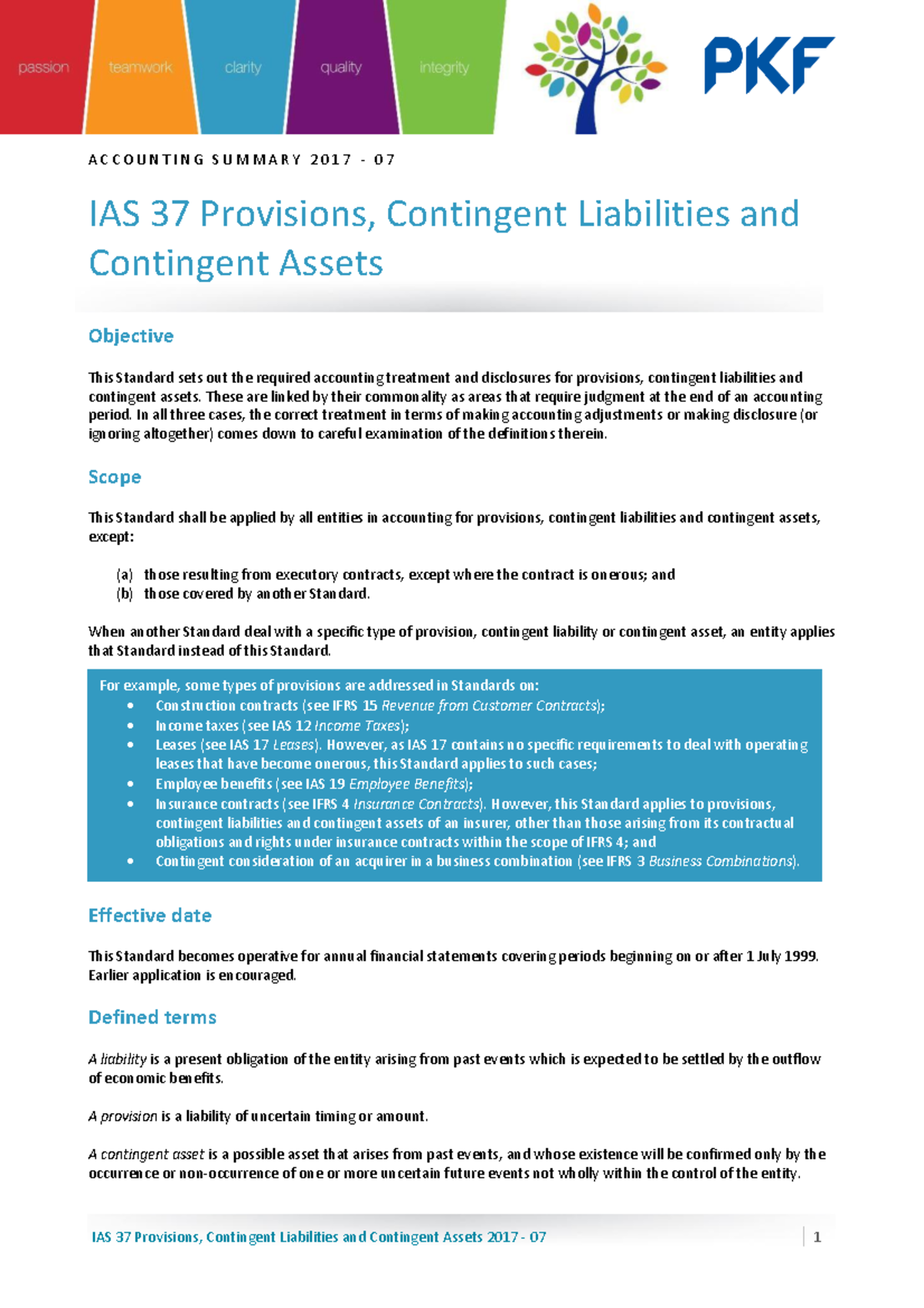 Ias 37 Provisions Contingent Liabilities And Contingent Assets - These ...