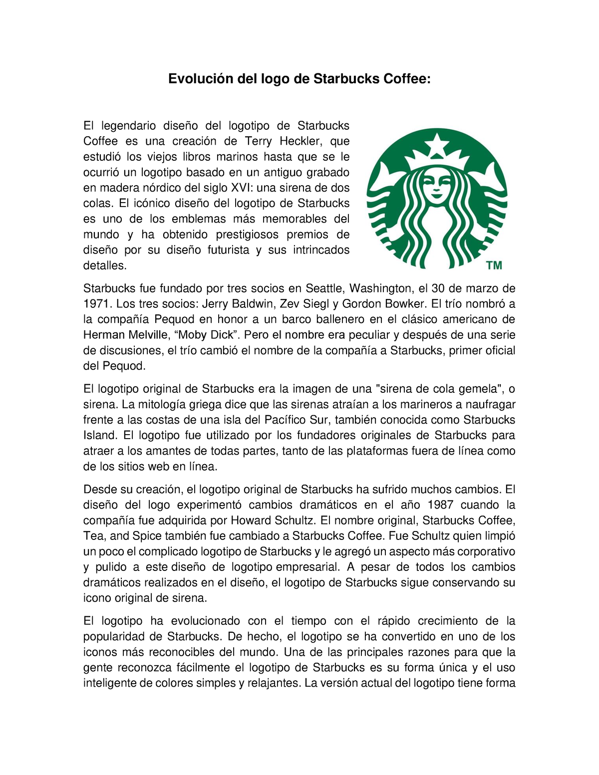 Evolución Del Logo De Starbucks Coffee Evolución Del Logo De