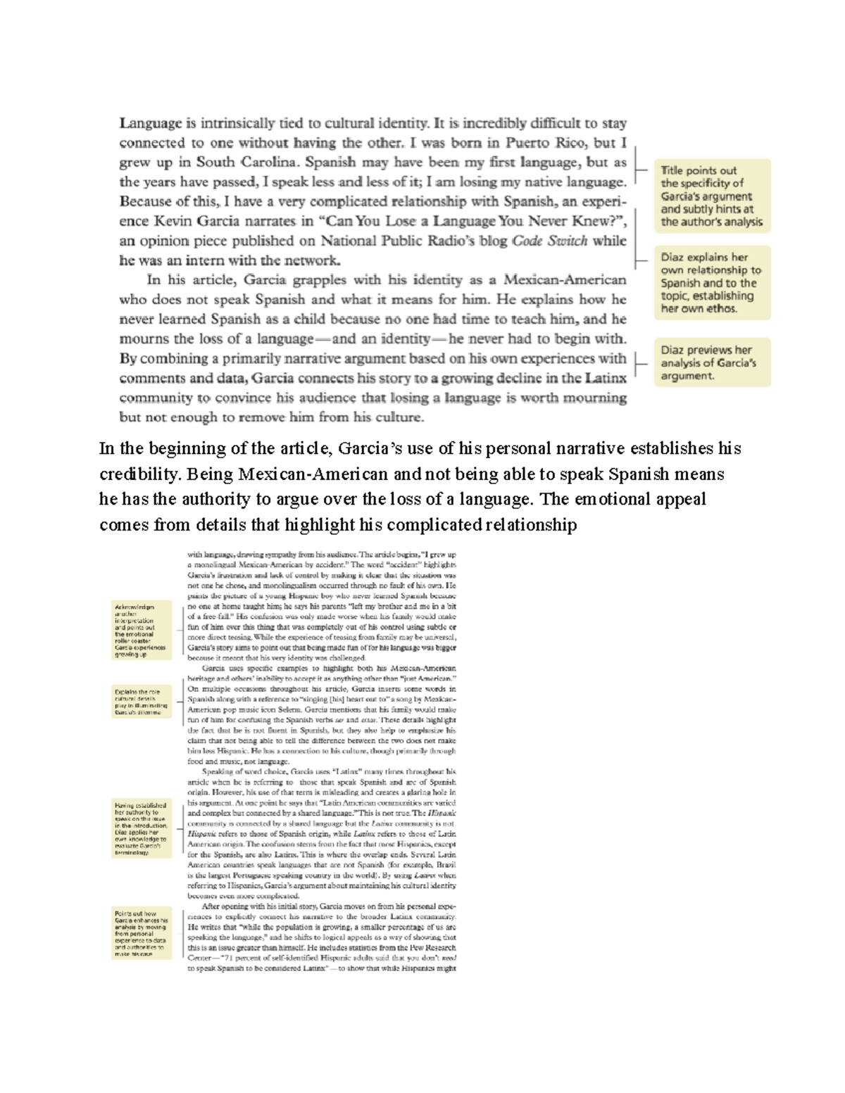 Rhetoric and Composition notes 25 - In the beginning of the article ...