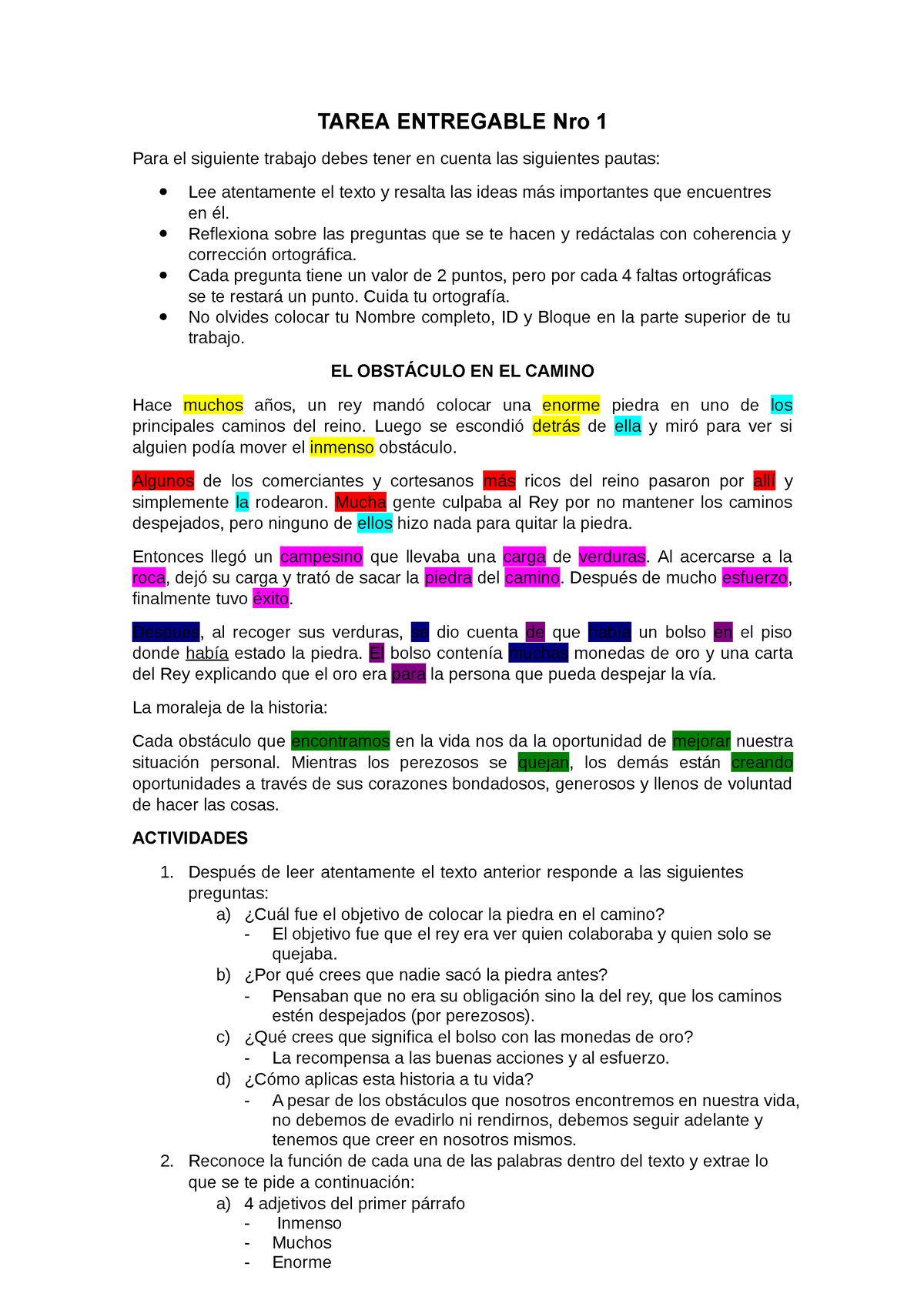 Entregable 1 Lenguaje Y Comunicación Tarea Entregable Nro 1 Para El Siguiente Trabajo Debes 5165