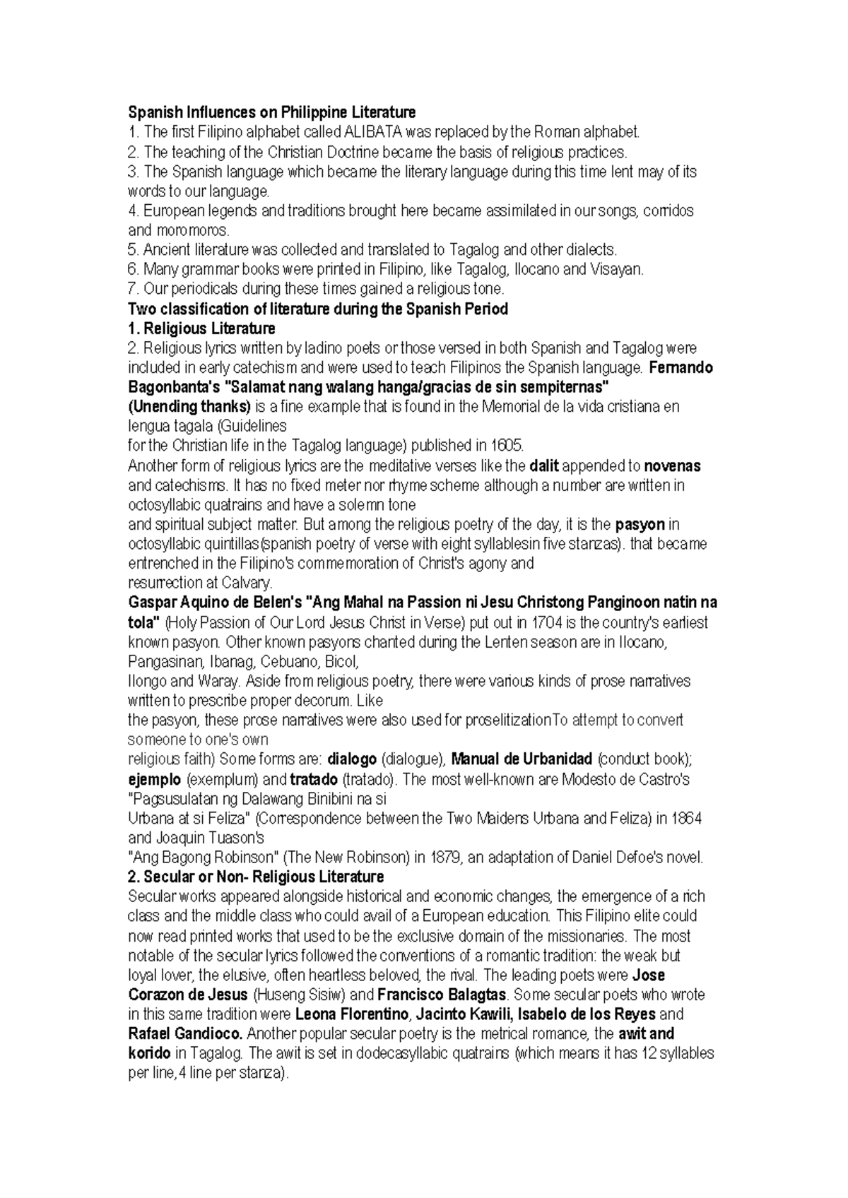 21st century module 2 - For senior high - Spanish Influences on ...