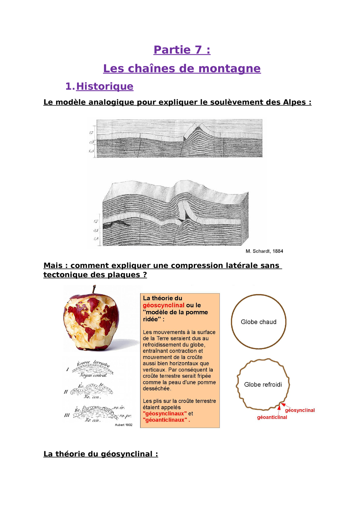 Geologie Cours Partie 7 Fini Studocu