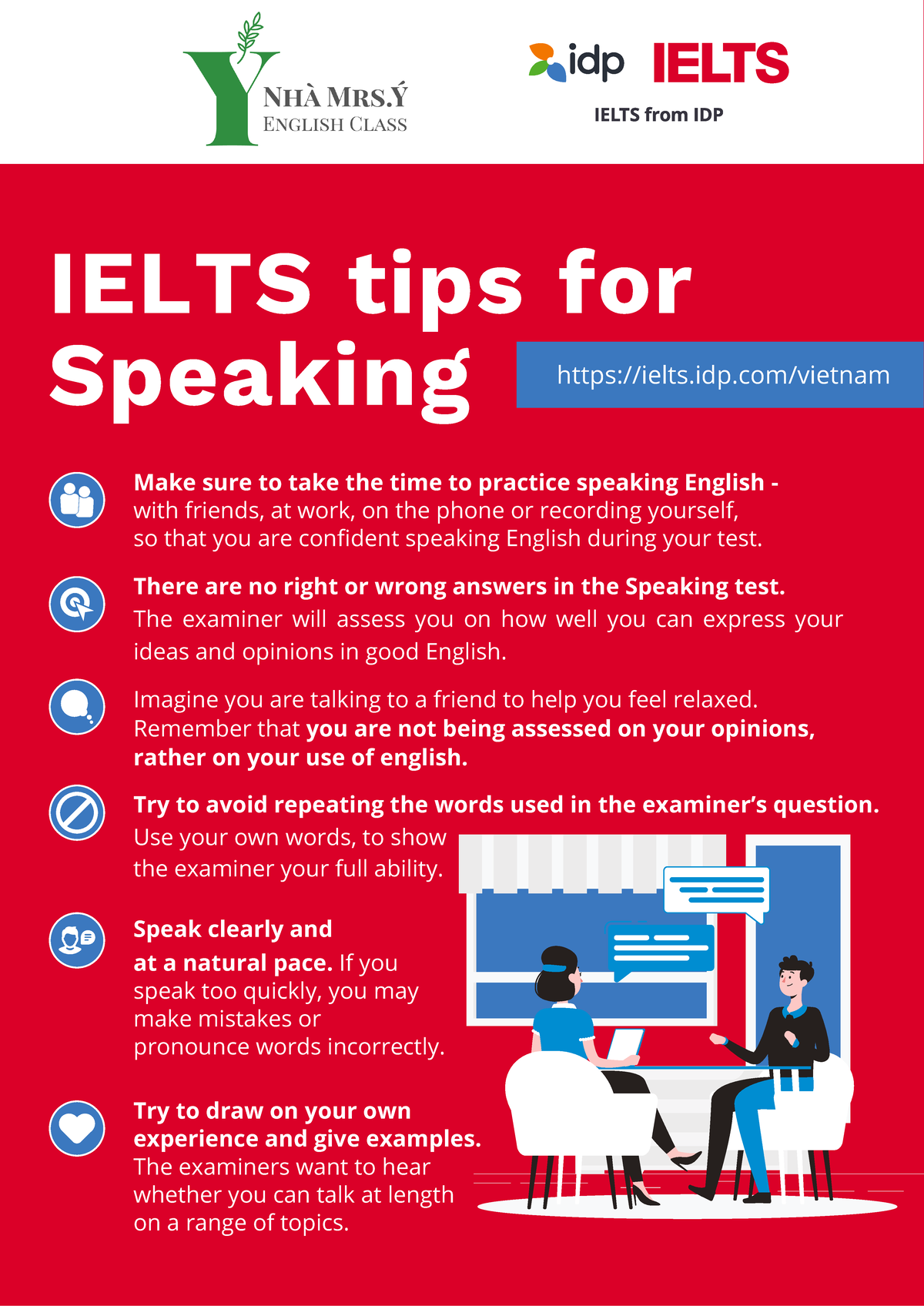 Ielts Tip Speaking A3 (13) IELTS tips for Speaking ielts.idp/vietnam Try to draw on your own