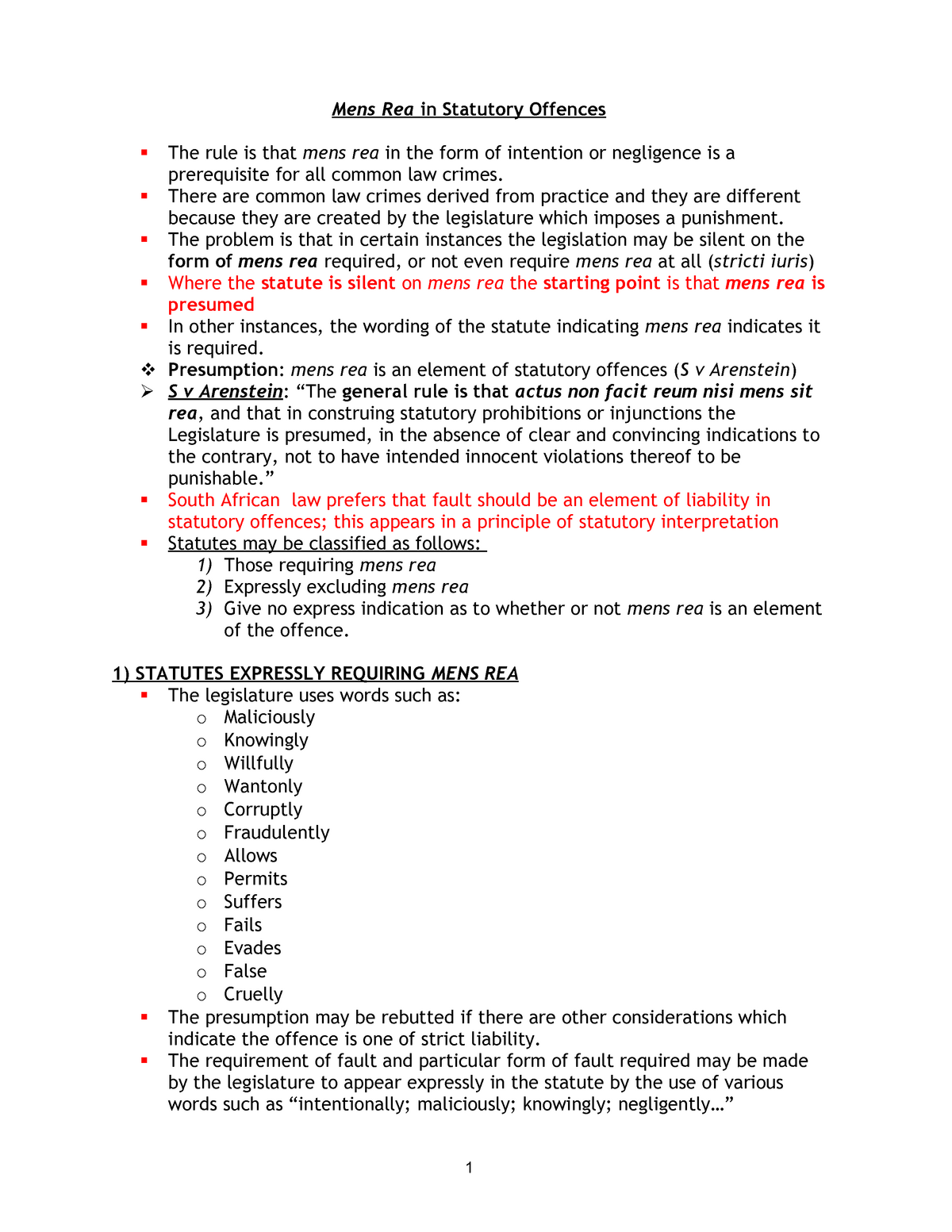 10cr-mens-rea-in-statutory-offences-mens-rea-in-statutory-offences