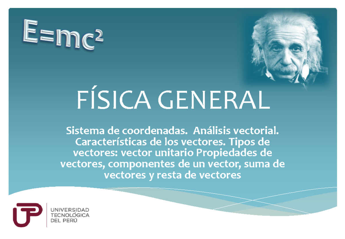 Semana 2 - Sesion 2 PPT - FÕSICA GENERAL Sistema De Coordenadas. An ...