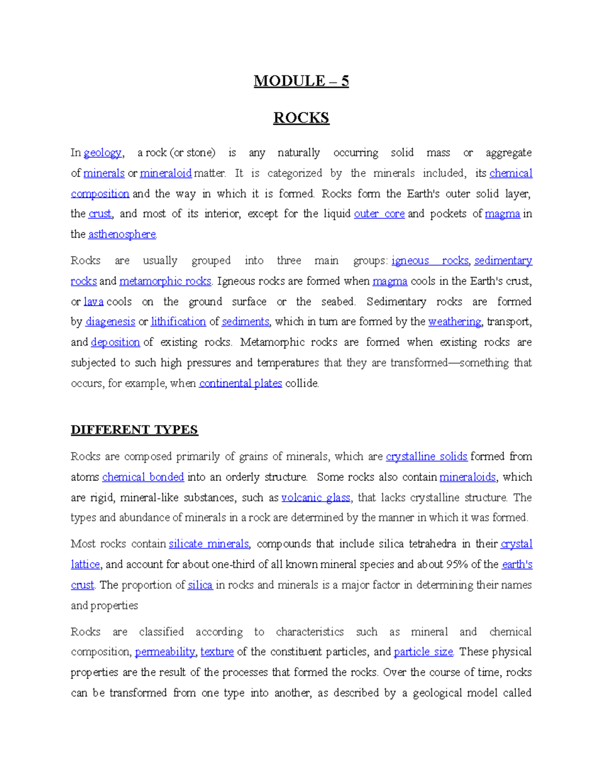 Module 5 - Lecture notes 12 - map reading and interpretation - Studocu