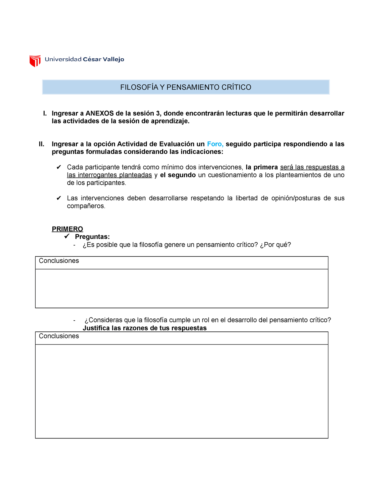 Ficha de aplicacion 03 sdfsadf I. Ingresar a ANEXOS de la sesión 3