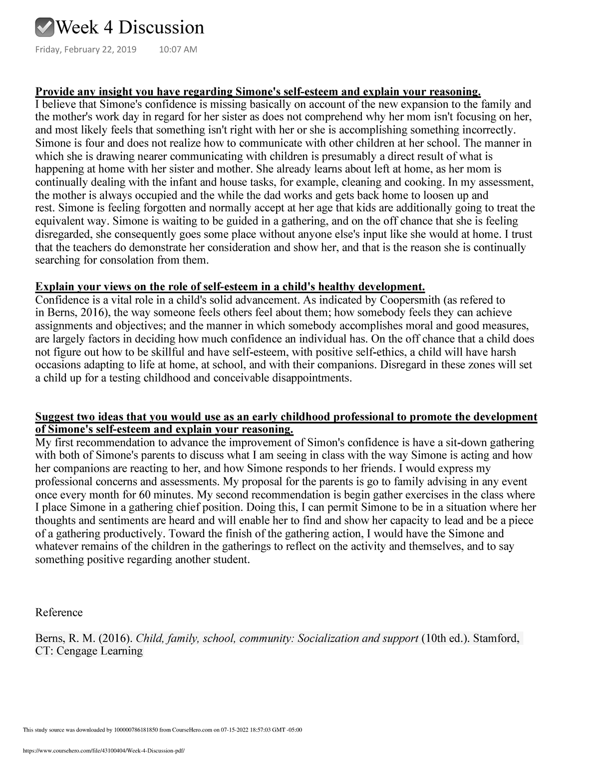 Week 4 Discussion .pdf 2 - Provide any insight you have regarding ...
