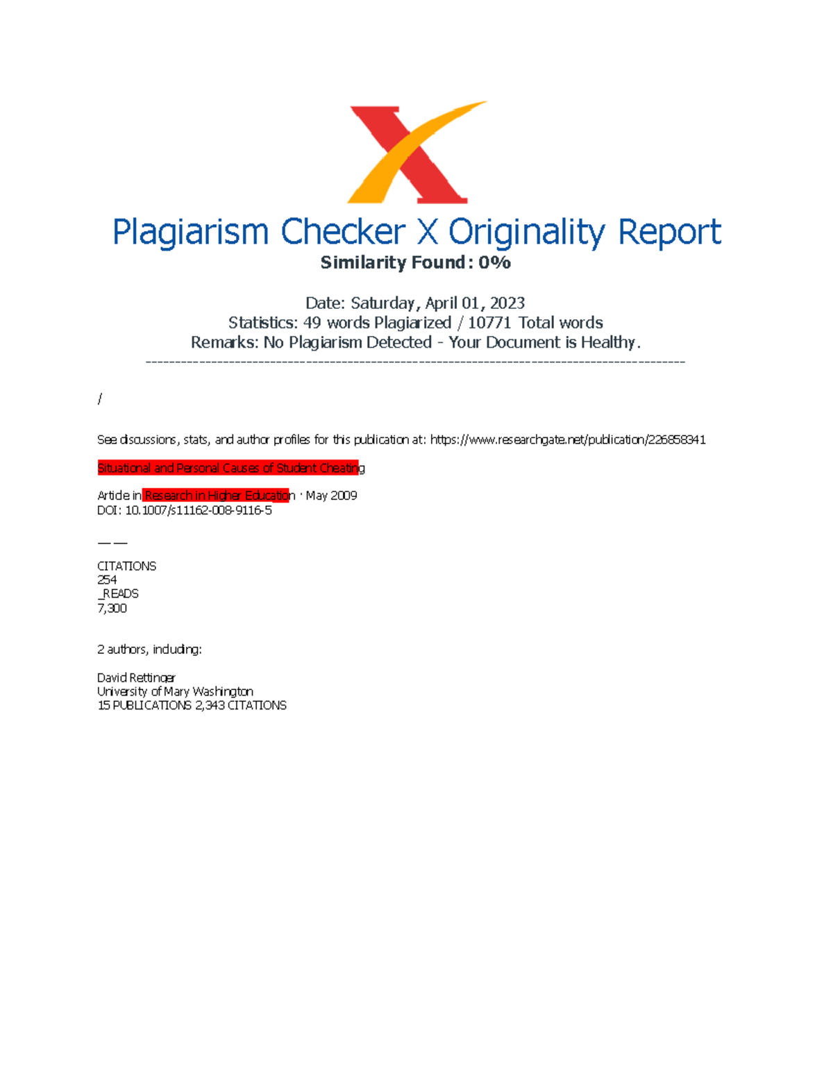 PCX - Report - sdgsdgf - Plagiarism Checker X Originality Report ...