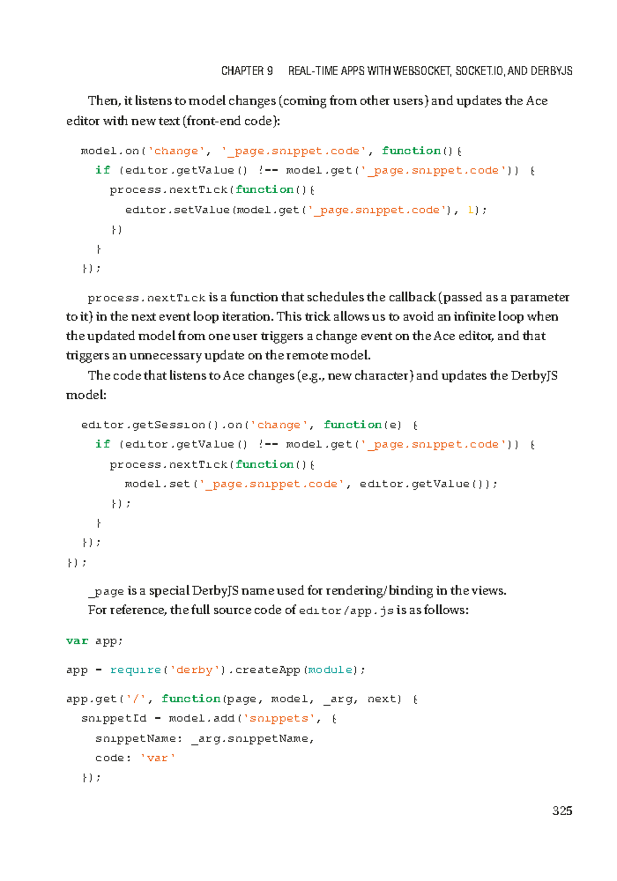 Practical Node Js-69 - Then, it listens to model changes (coming from ...