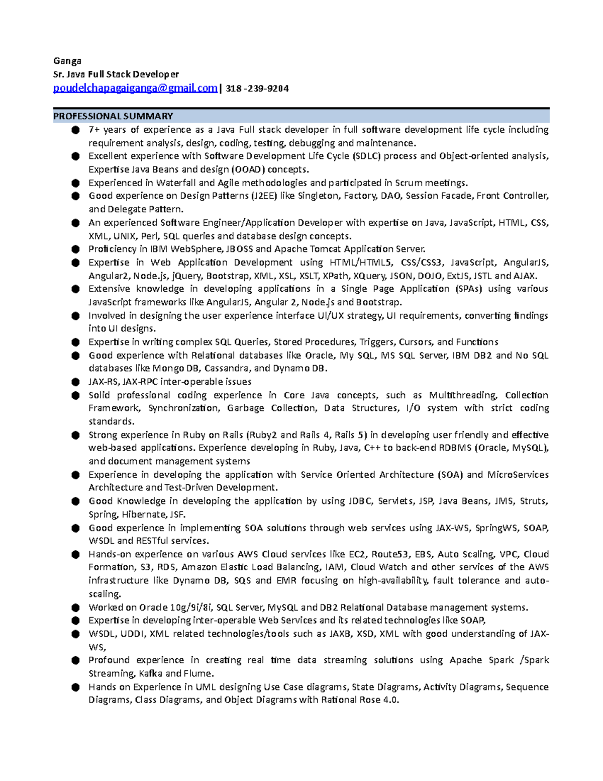 Ganga+P-+Fullstack+Java+Developer - Ganga Sr. Java Full Stack Developer ...