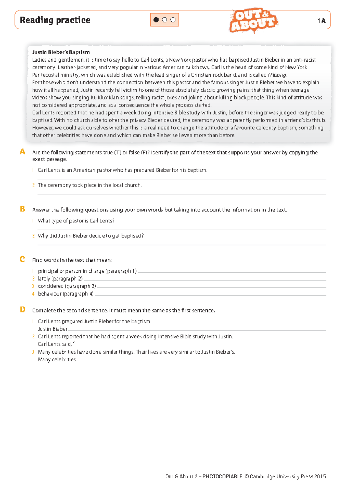 OA2 3a reading - Summary Cambridge IELTS 10 Student's Book with Answers ...