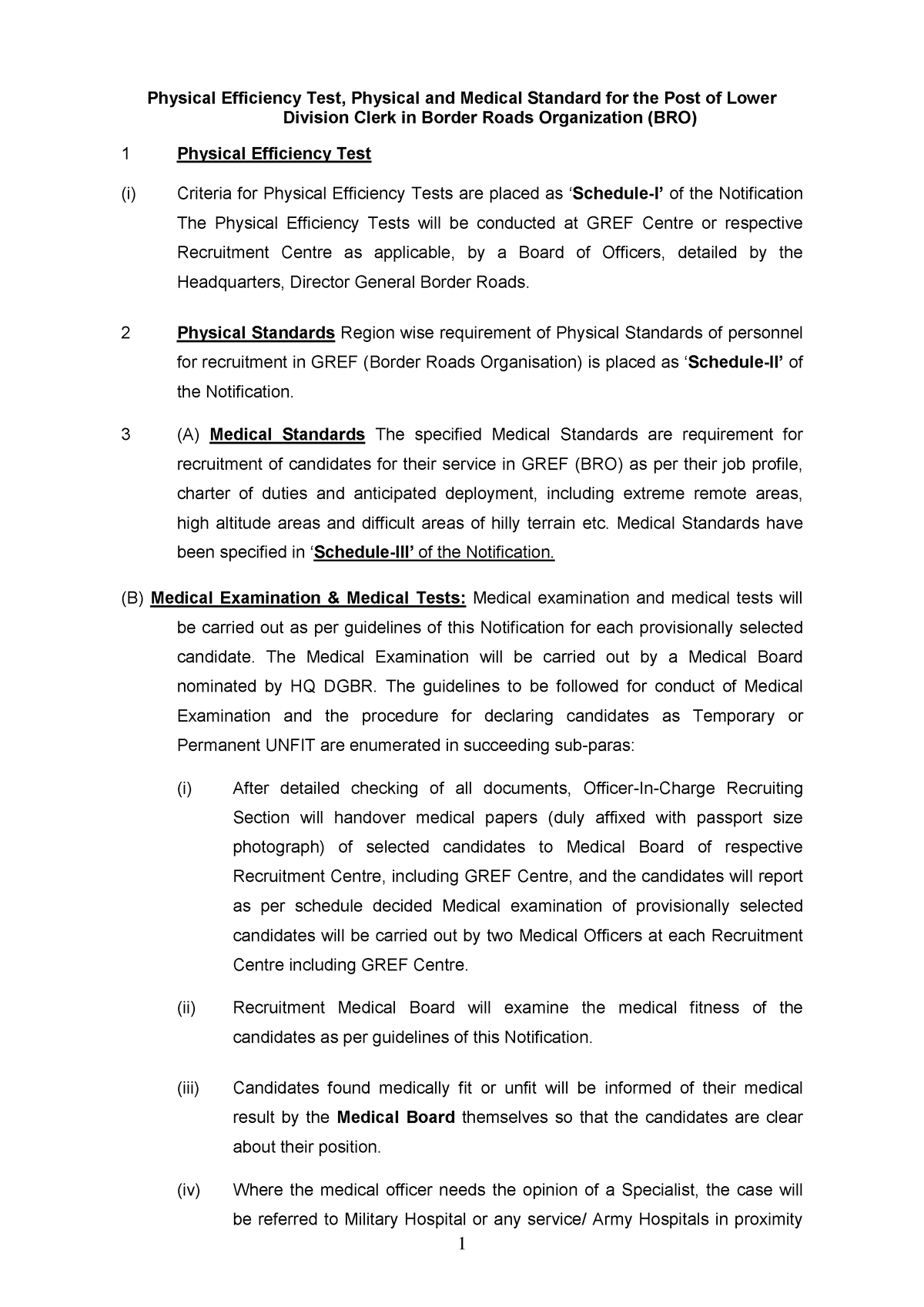 Ssc medical requirements for student - Physical Efficiency Test ...