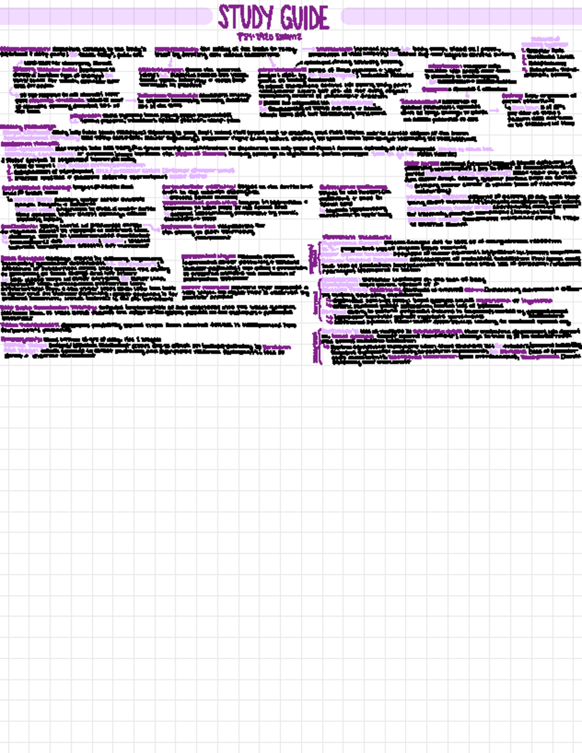 Study guide for Exam 2 - S V GU) PSY : 2920 Exam 2 Features of ...