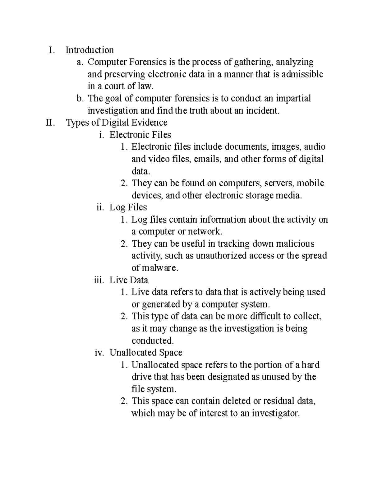 Chapter 2 Describes What Computer Forensics Is And What Are The Chapter 2 Describes What Computer Forensics Is And What Are The