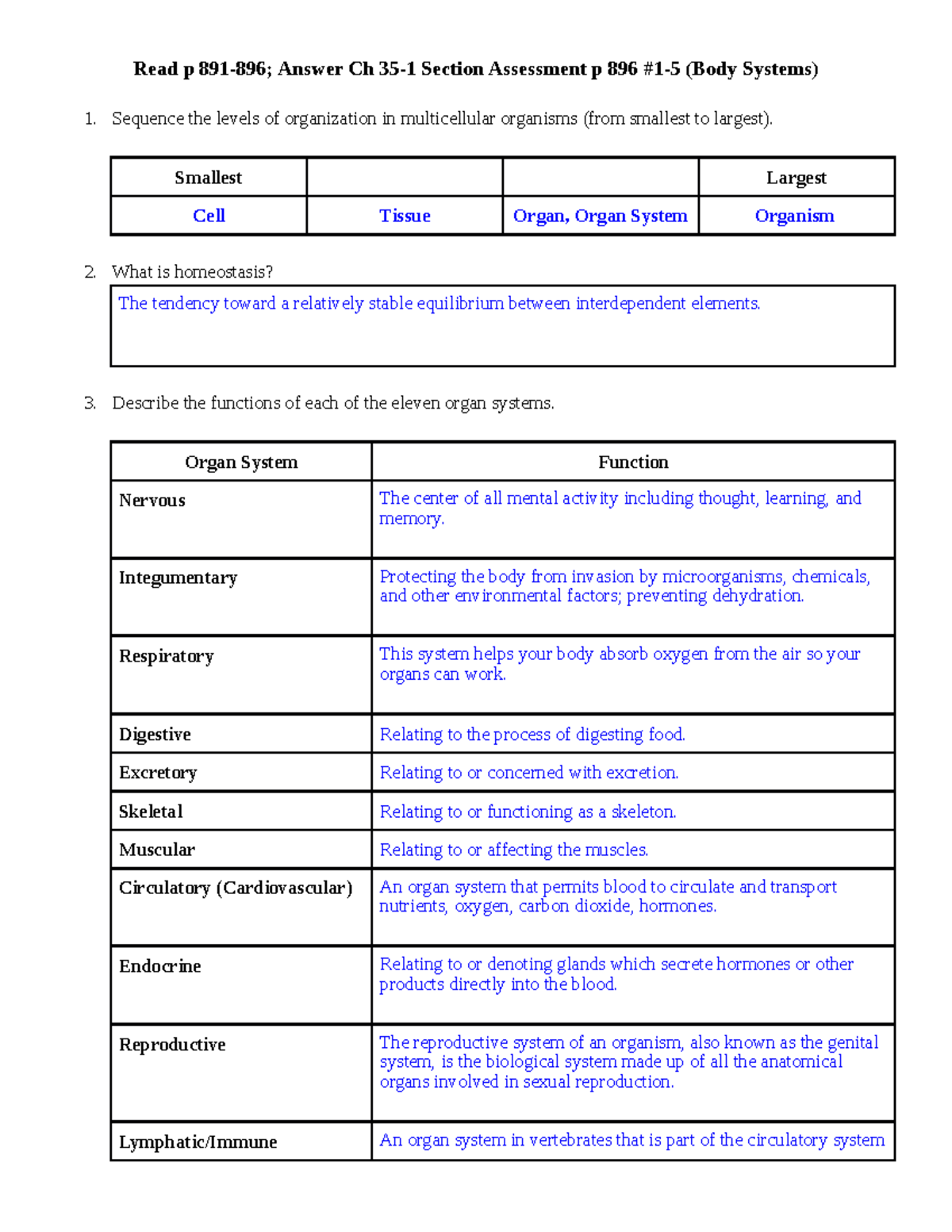 Copy of Ch 35-1 Section Assessment p 896 #1-5 - Read p 891-896; Answer ...