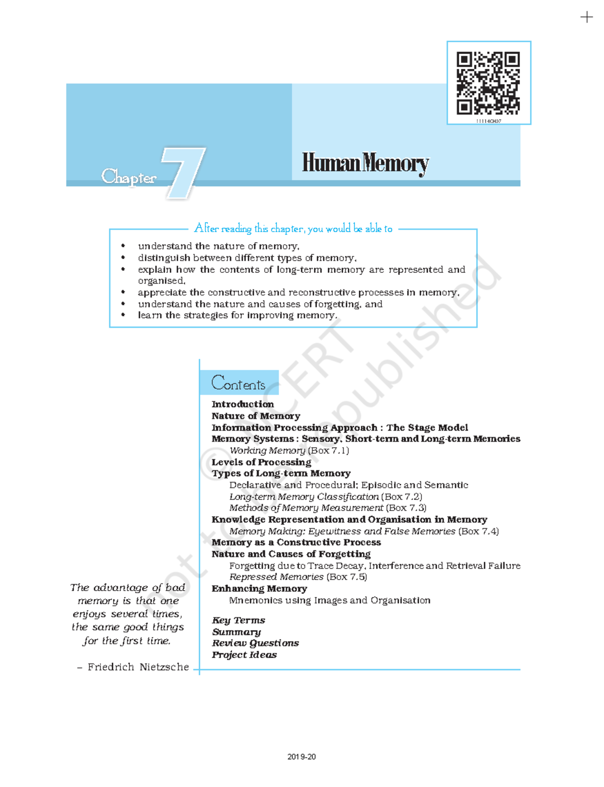 Kepy107 - Psychology notes - Chapter 7 HumanMemoryHumanMemory ...