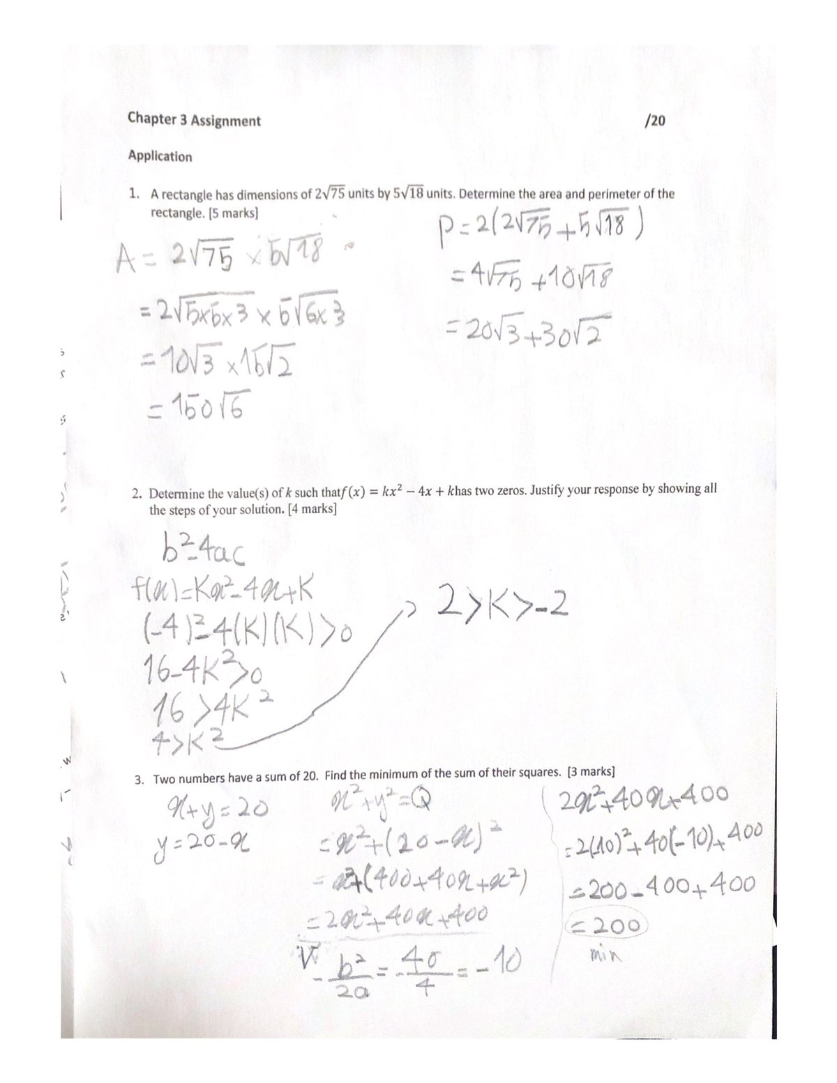 chapter 3 assignment student 1 xlsx