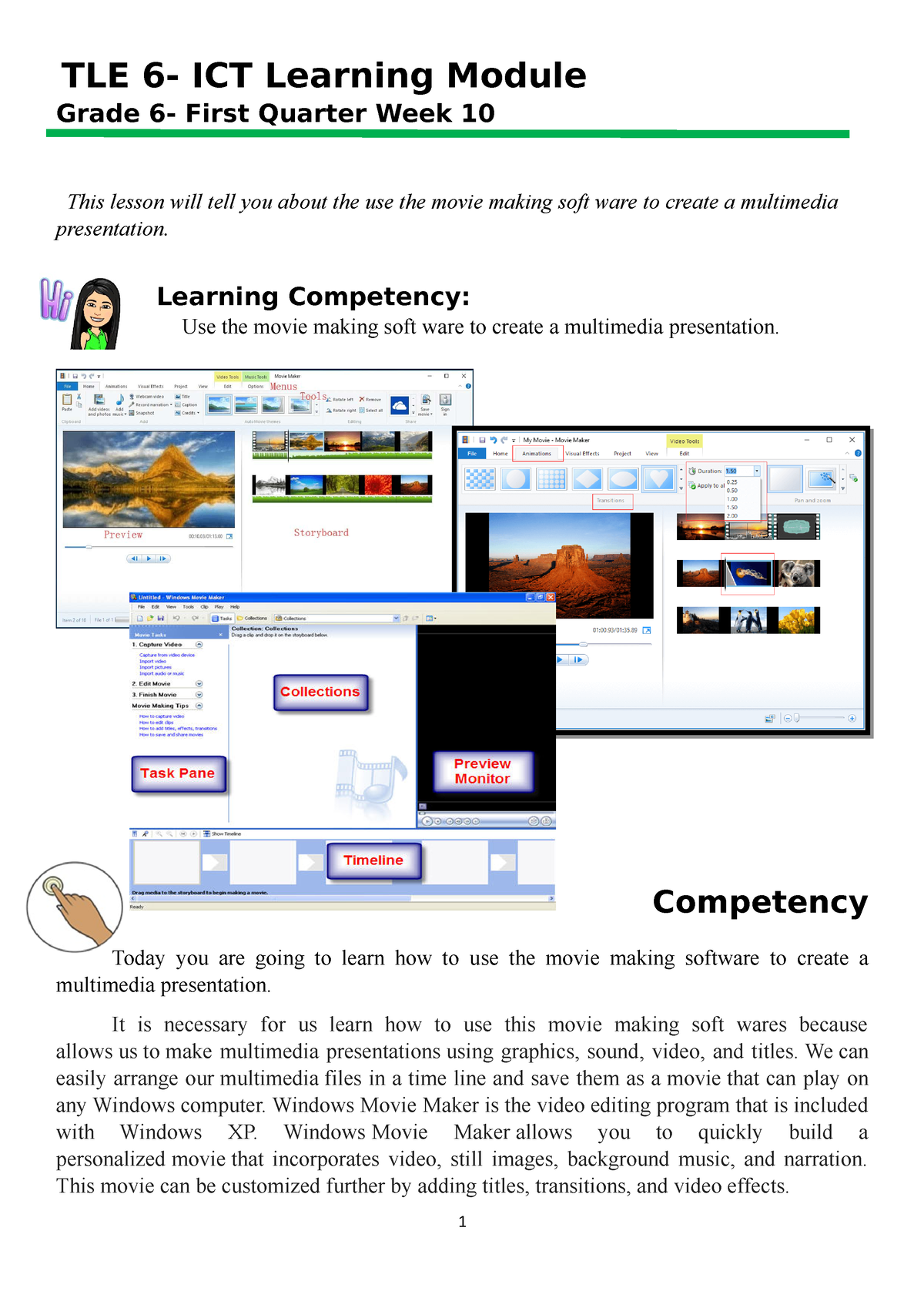 TLE6 ICT WK 10 Penaso - TLE - TLE 6- ICT Learning Module Grade 6- First ...