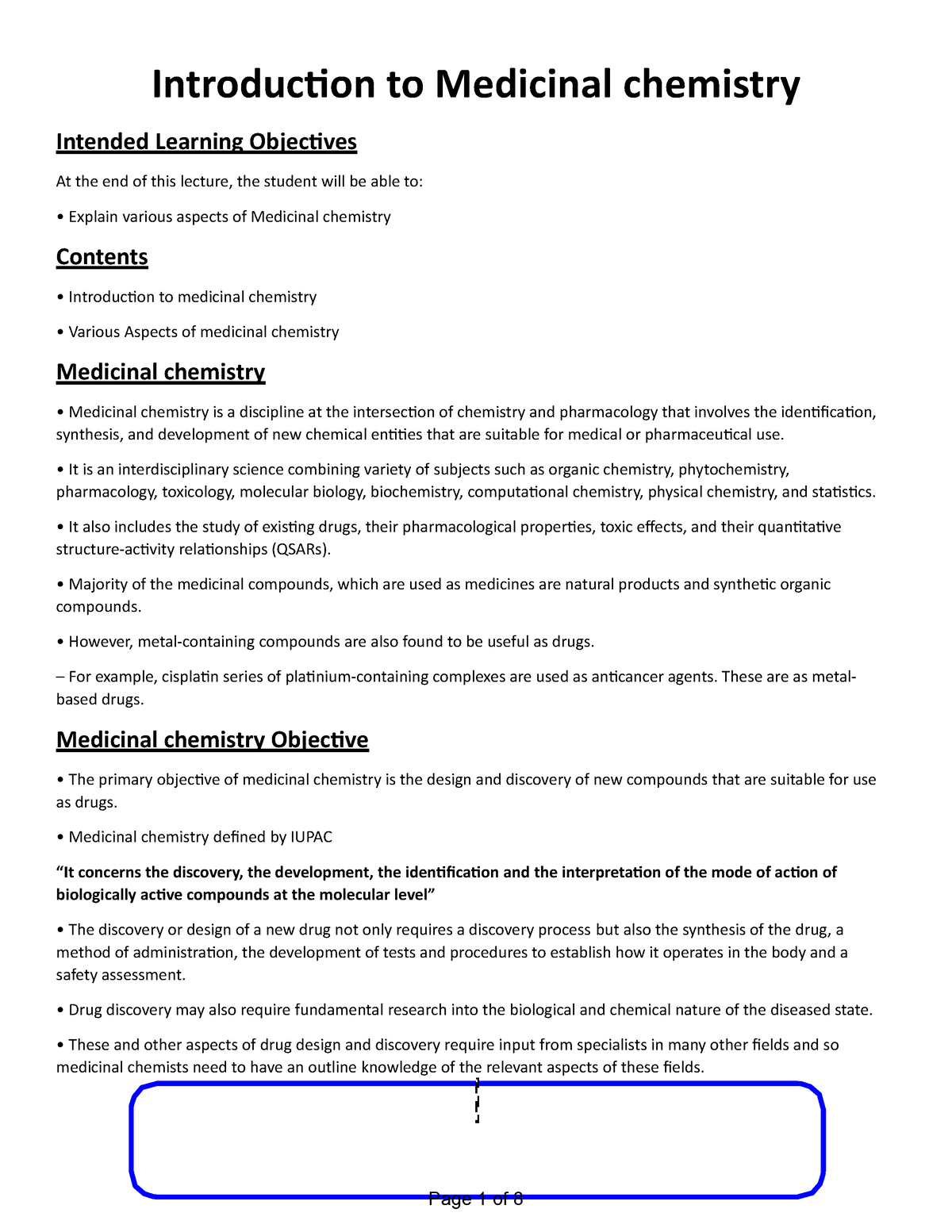 medicinal chemistry dissertation