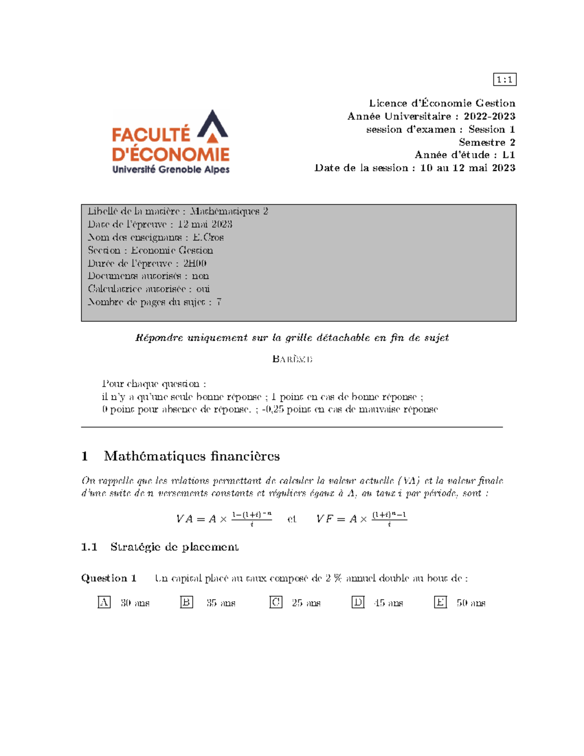 Prepabac examens - l'épreuve écrite 1 - nouveau brevet