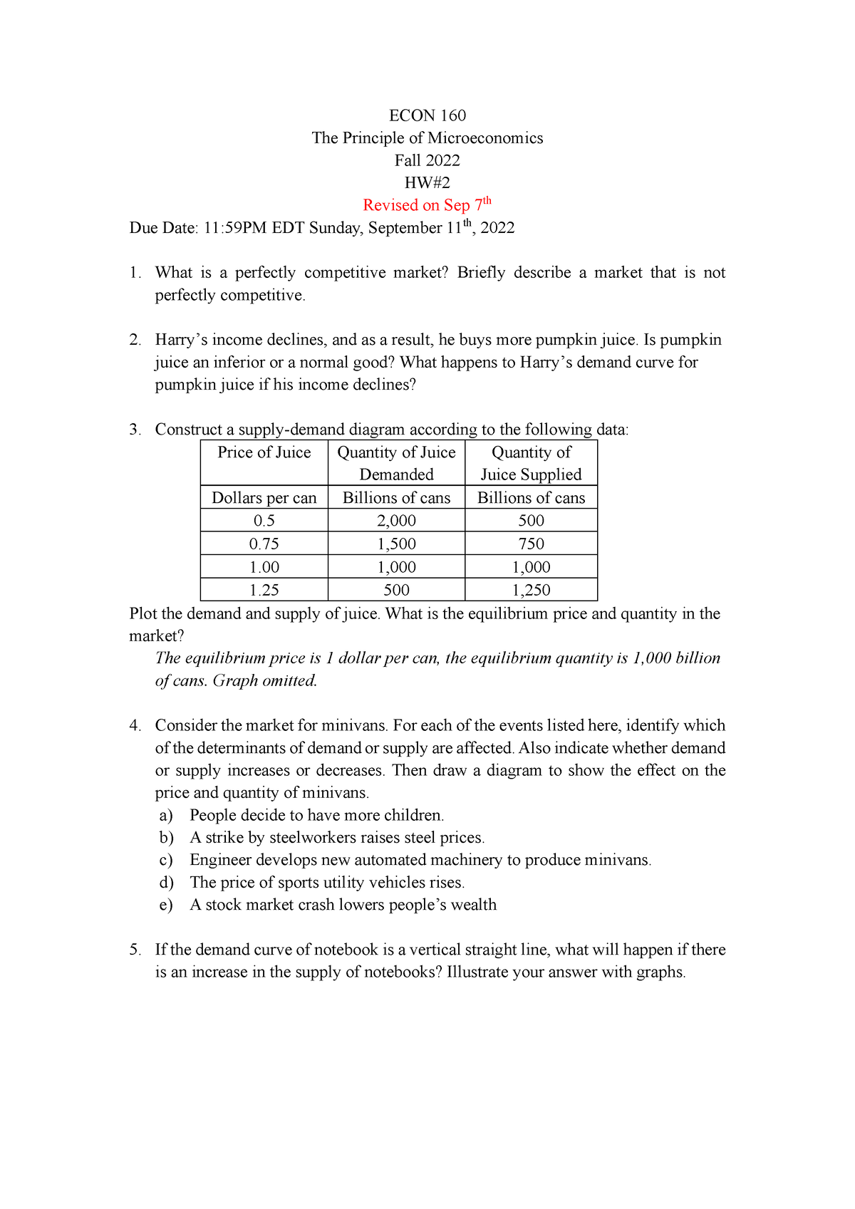 HW21 - Homework Assignment Number 21 - ECON 160 The Principle Of ...