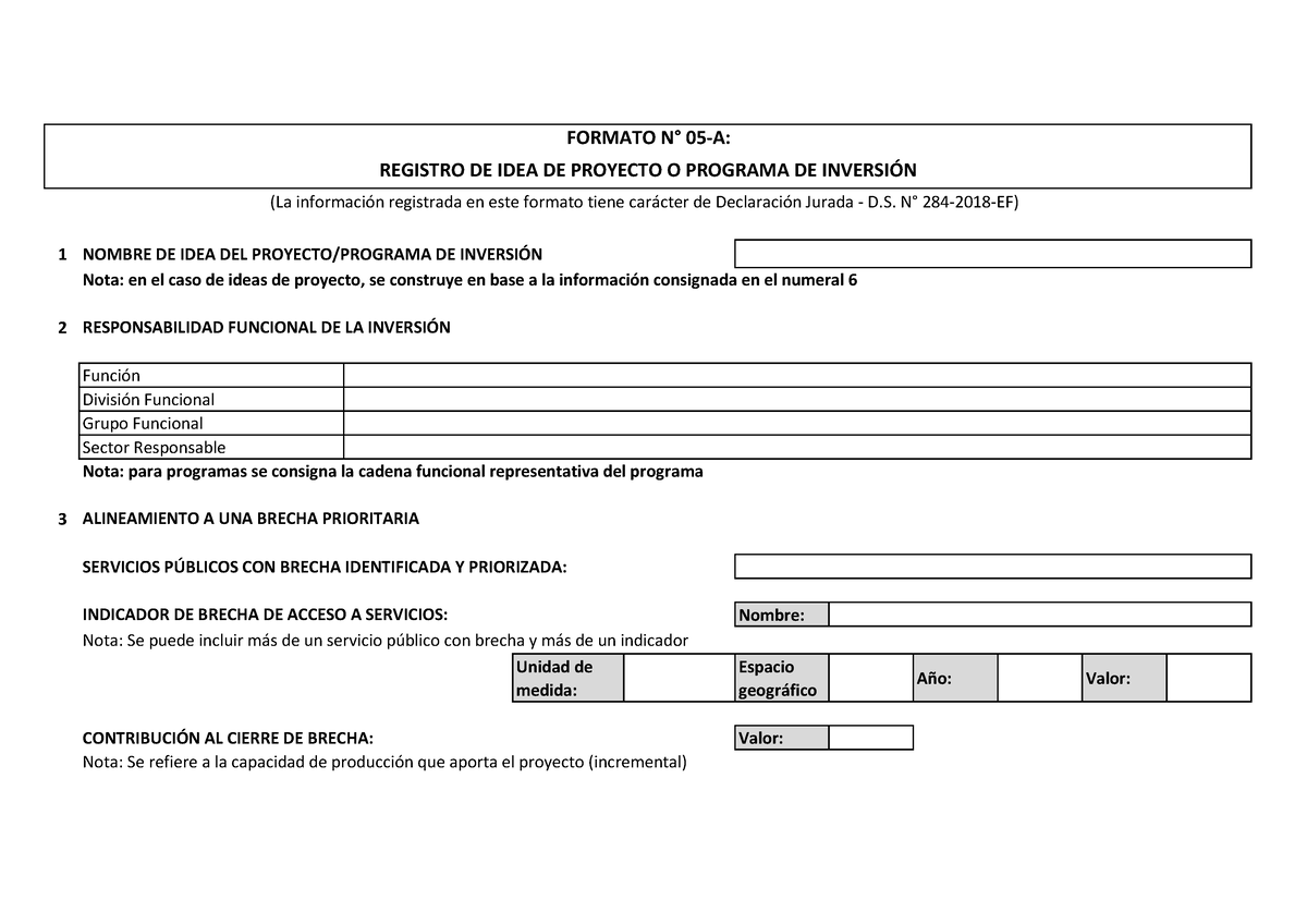 Formato 5a Directiva 001 2019 EF6301 - 1 NOMBRE DE IDEA DEL PROYECTO ...