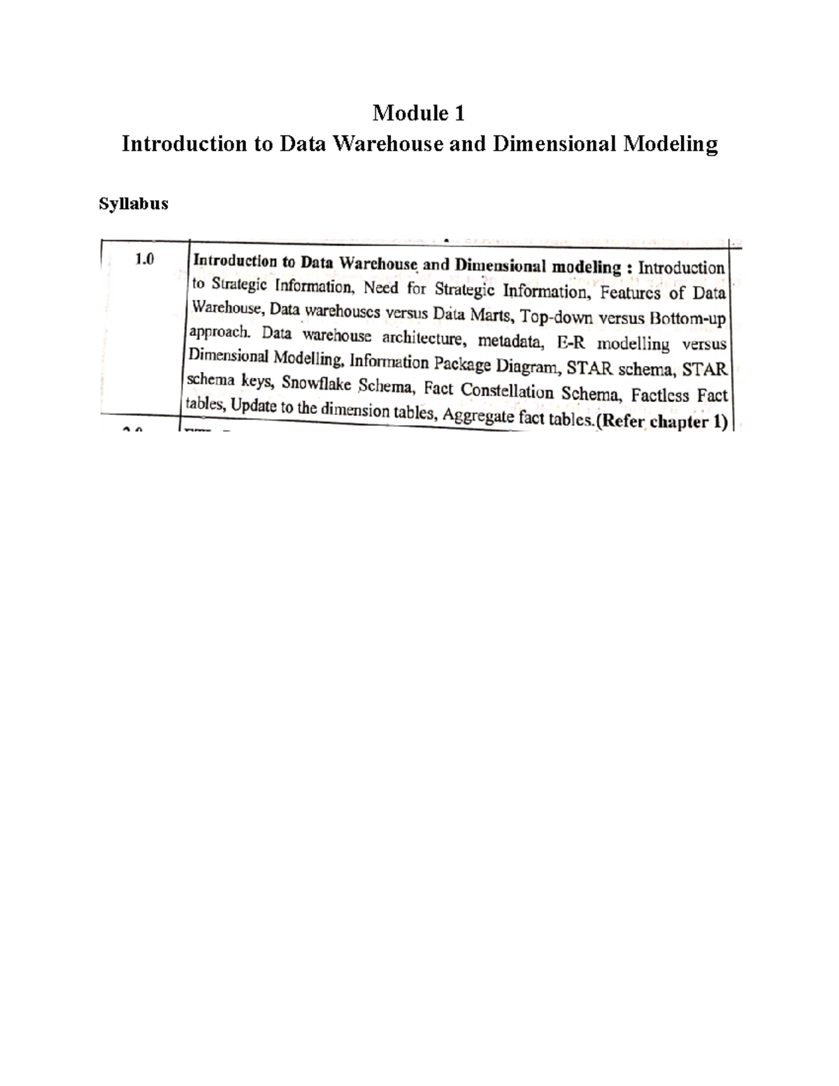 data warehousing and mining - Computer Engineering - Module 1 ...