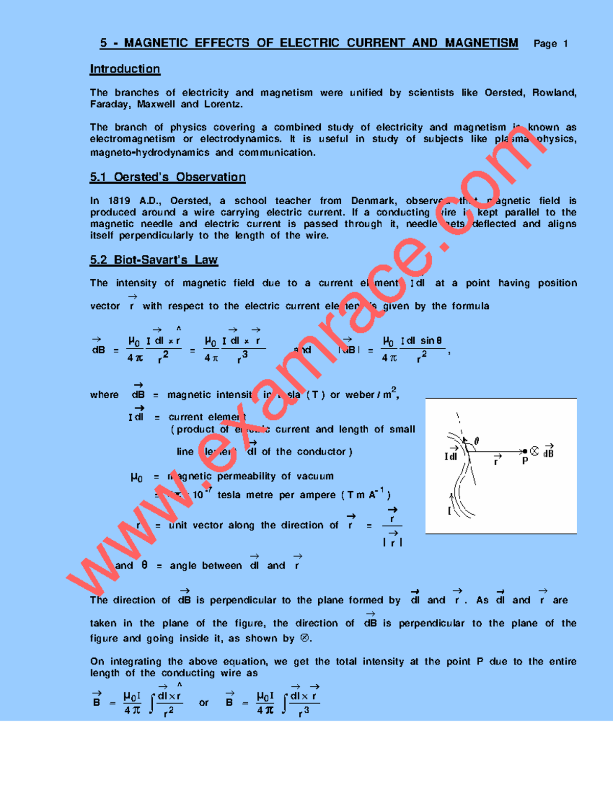 Physics-Magnetism-Current - Introduction The branches of electricity ...
