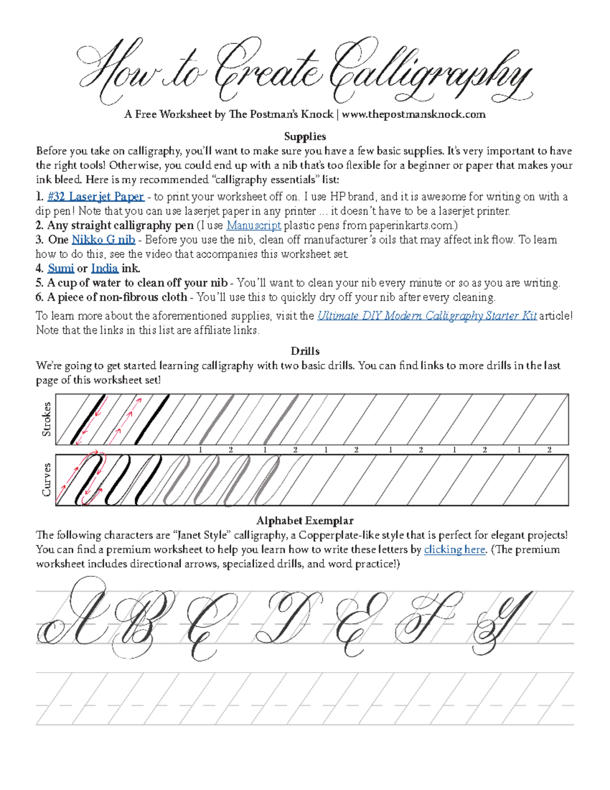 Calligraphy Video Worksheet - enfermeria unam - Studocu