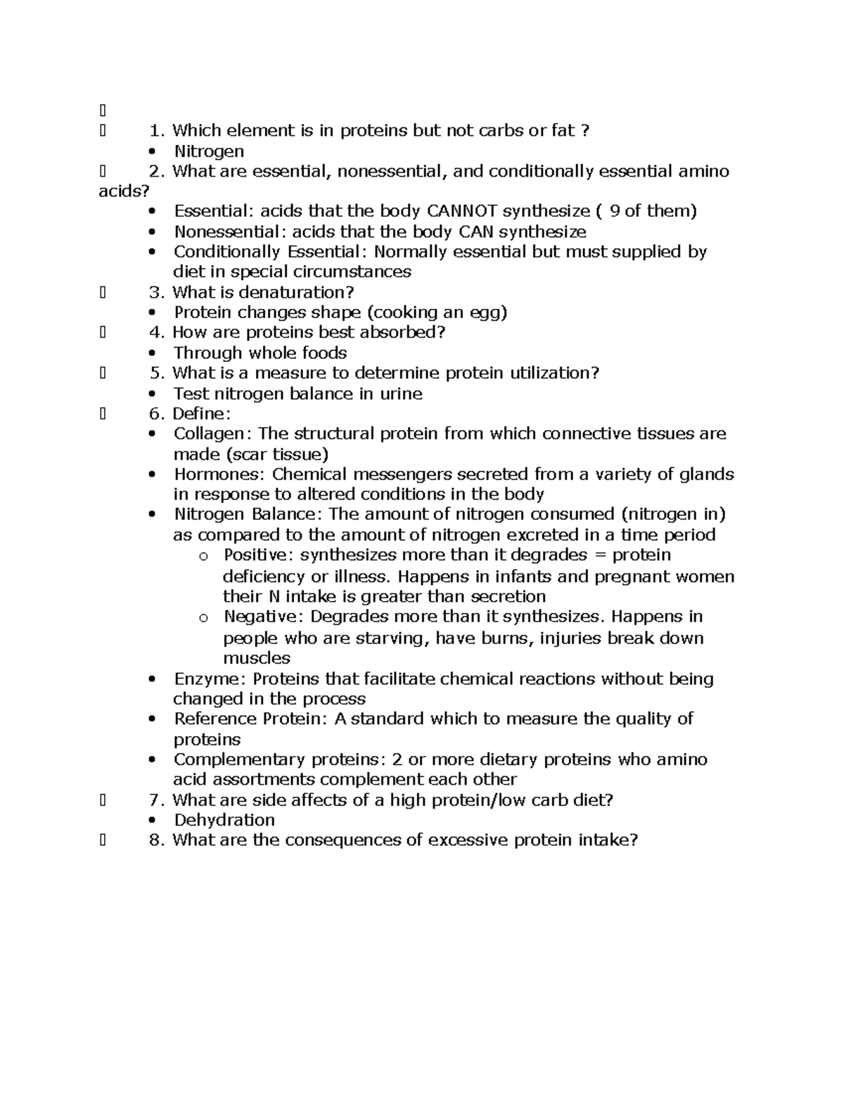 nutrition-final-exam-ch-6-1-which-element-is-in-proteins-but-not