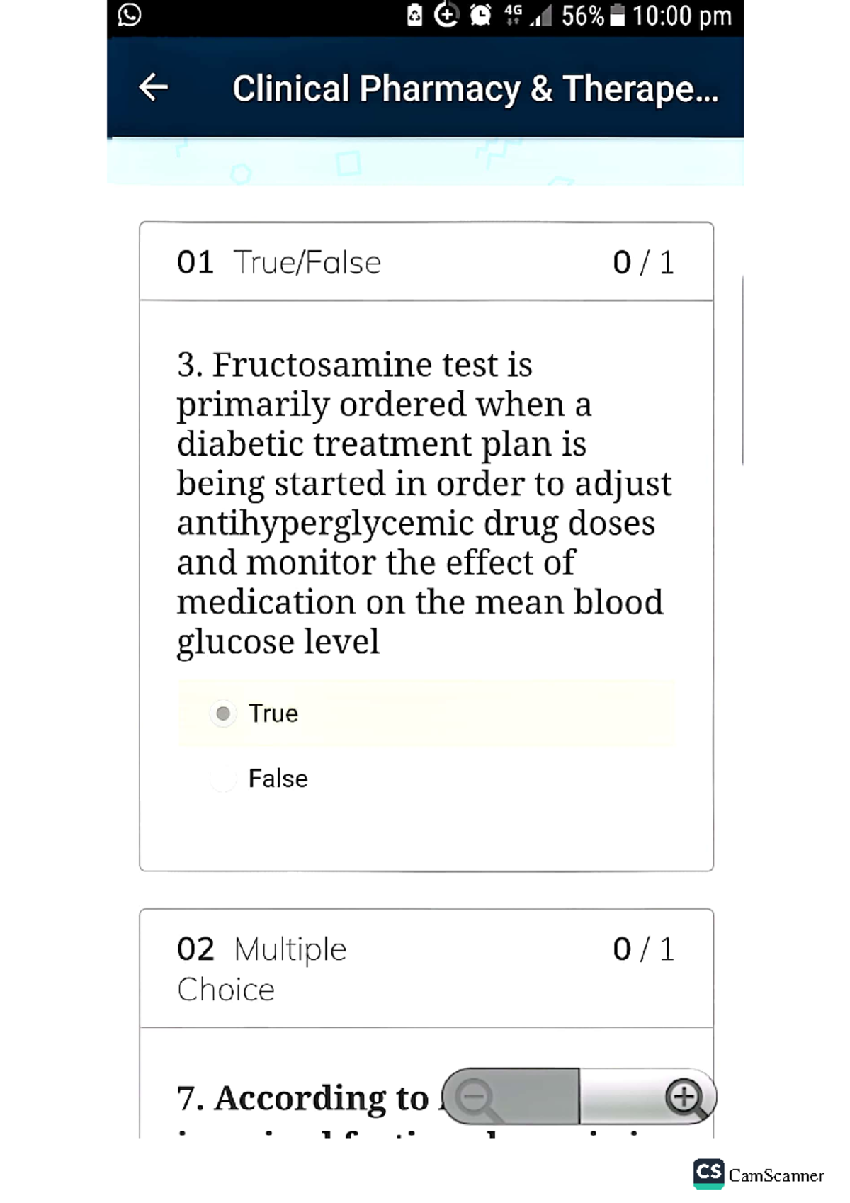 Clinical pharmacy Quiz questions Clinical Pharmacy Practice Studocu